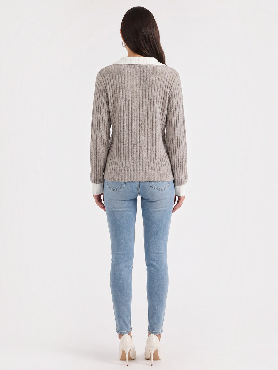 Althea Strickpullover mit V-Ausschnitt