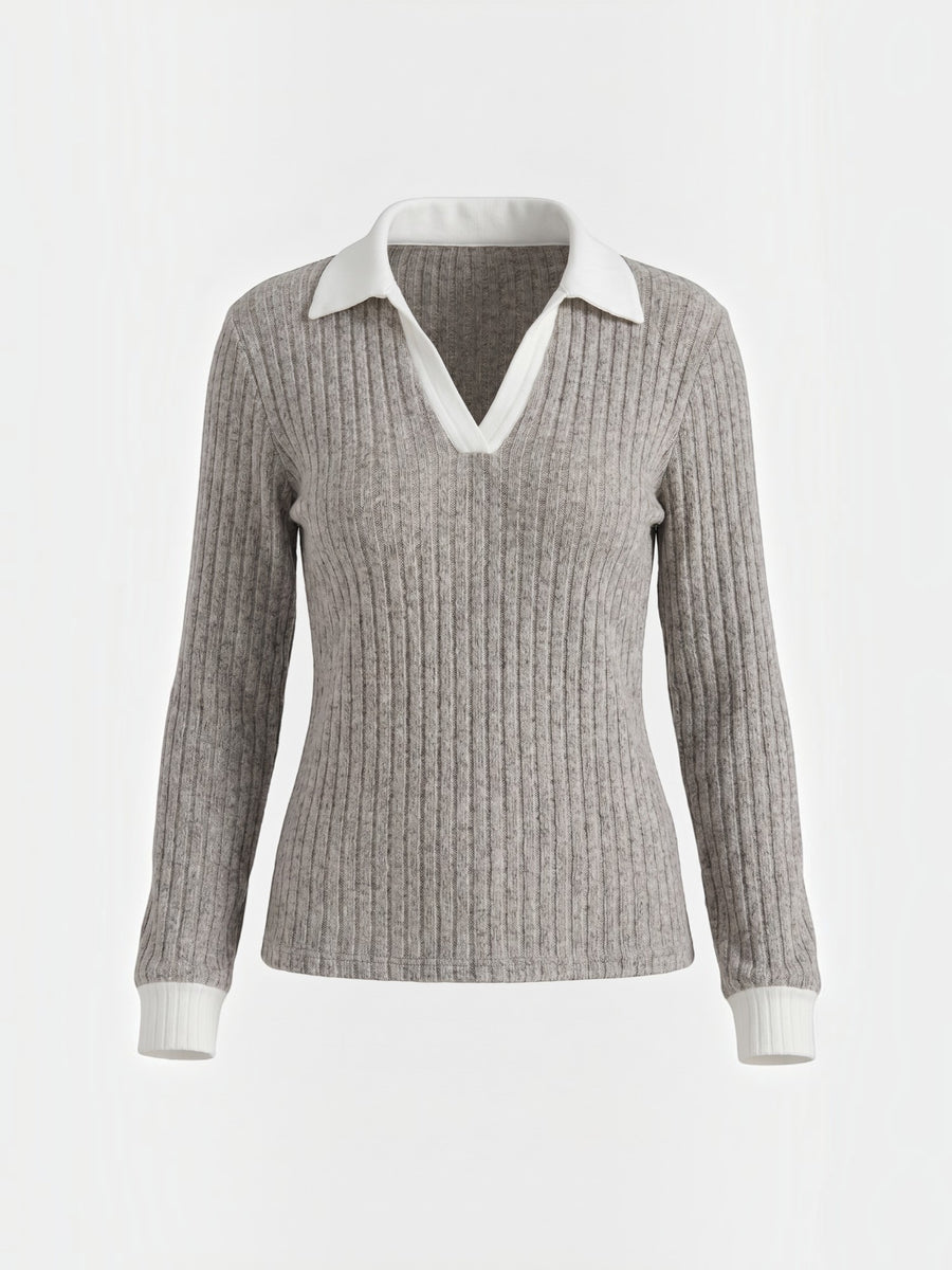 Althea Strickpullover mit V-Ausschnitt