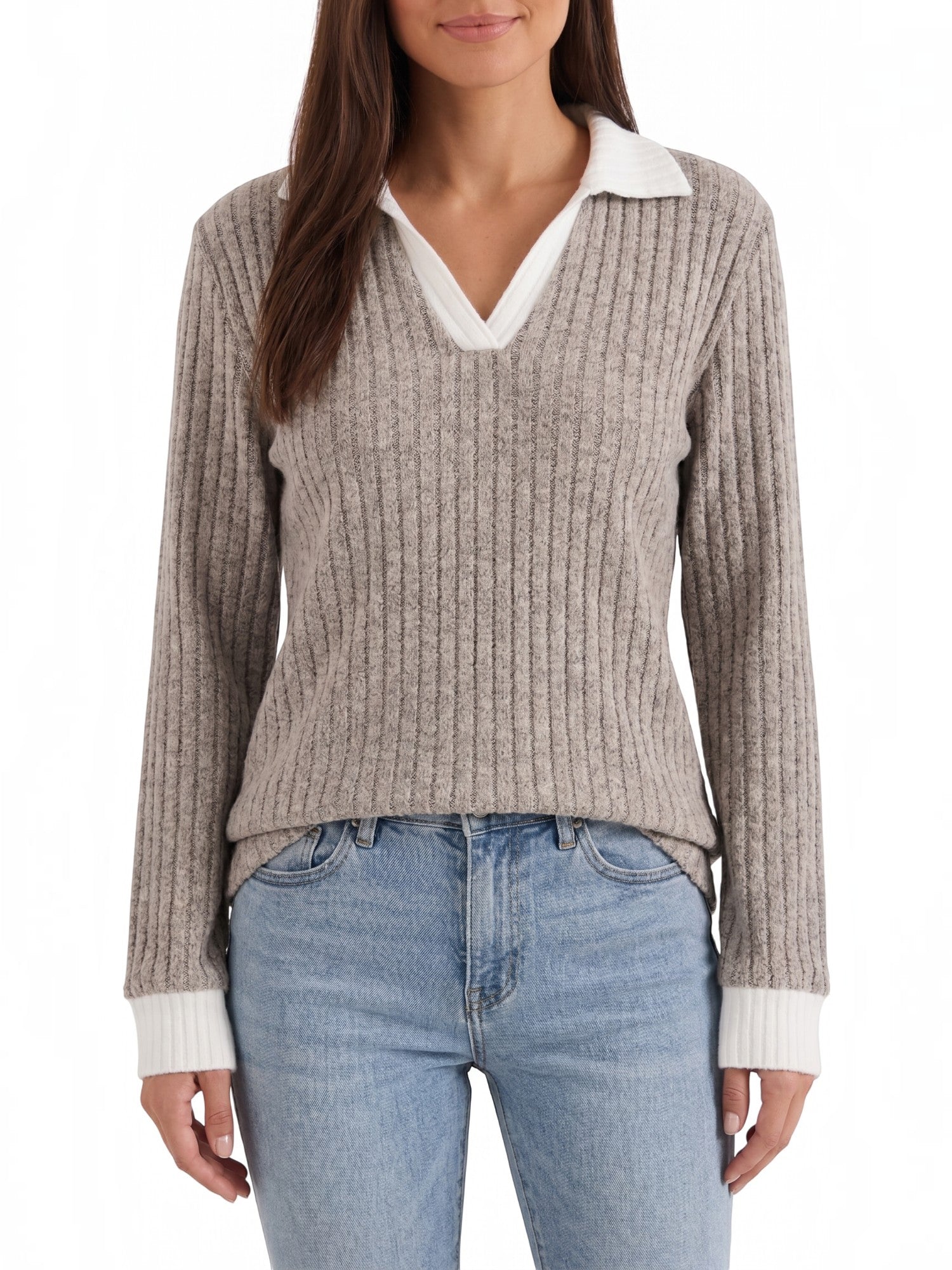 Althea Strickpullover mit V-Ausschnitt