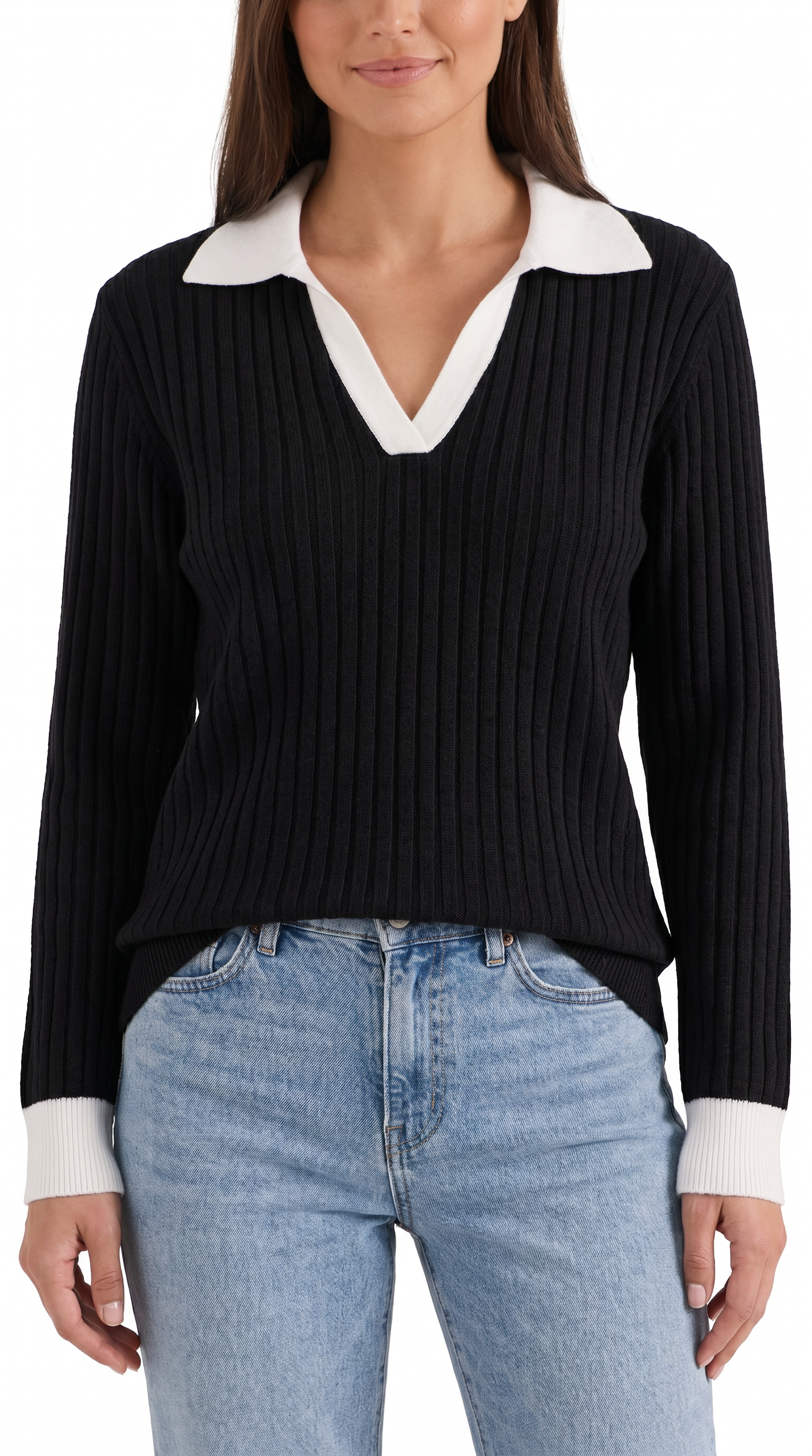 Althea Strickpullover mit V-Ausschnitt