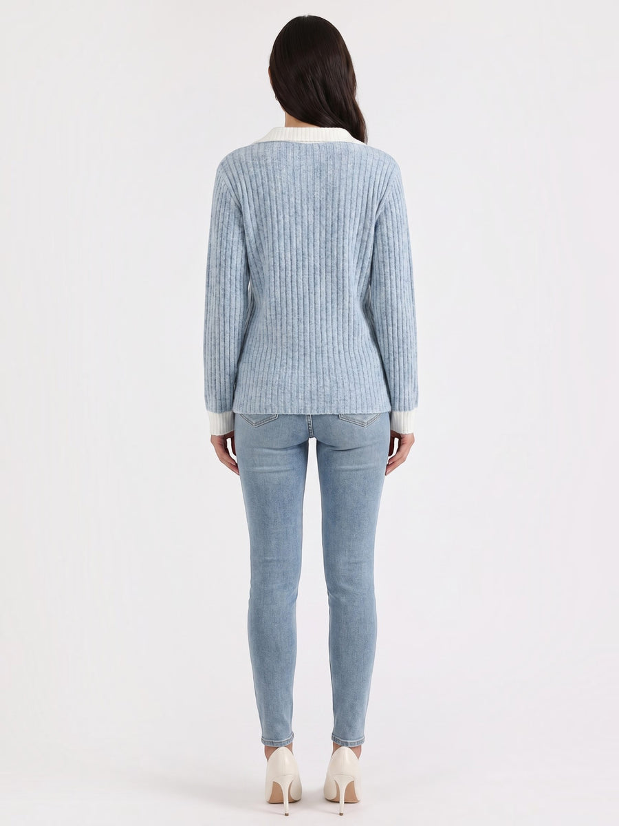 Althea Strickpullover mit V-Ausschnitt