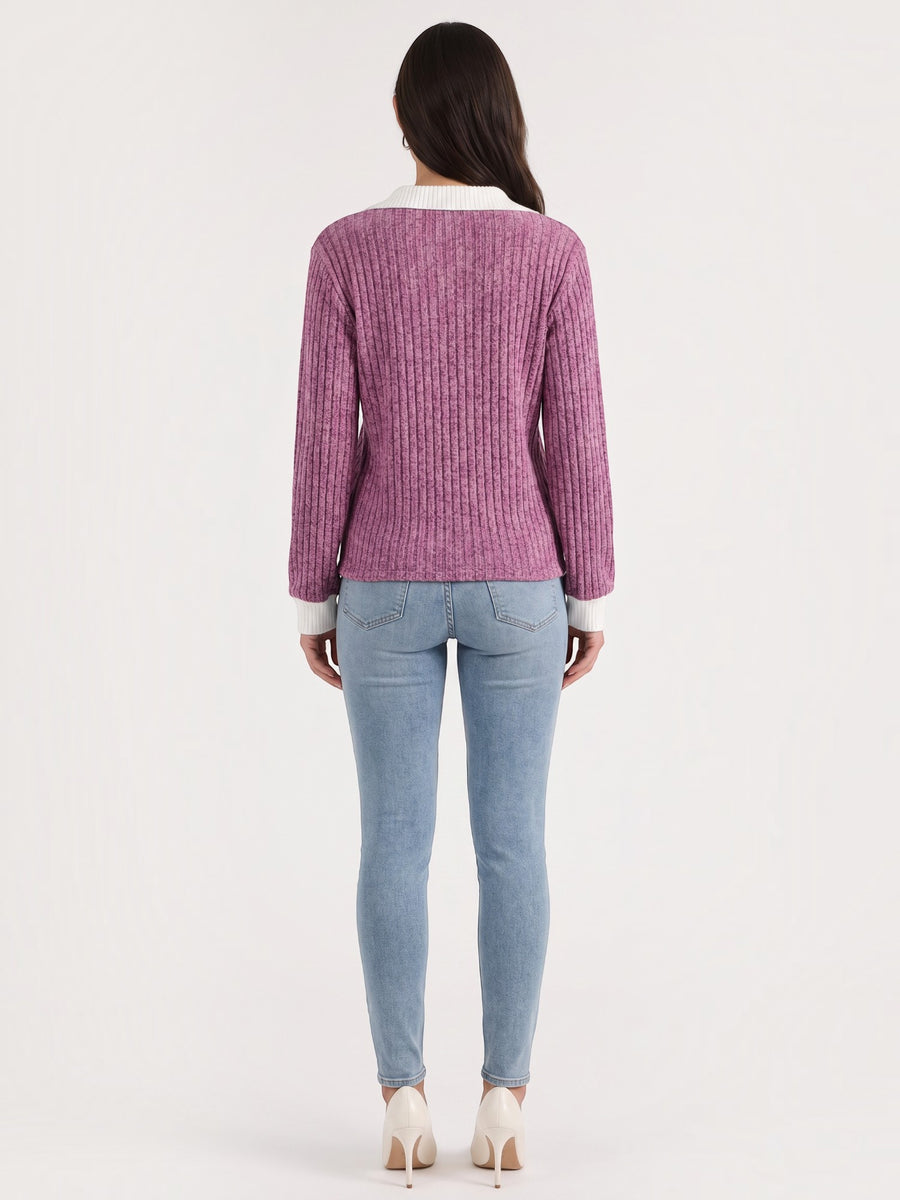 Althea Strickpullover mit V-Ausschnitt