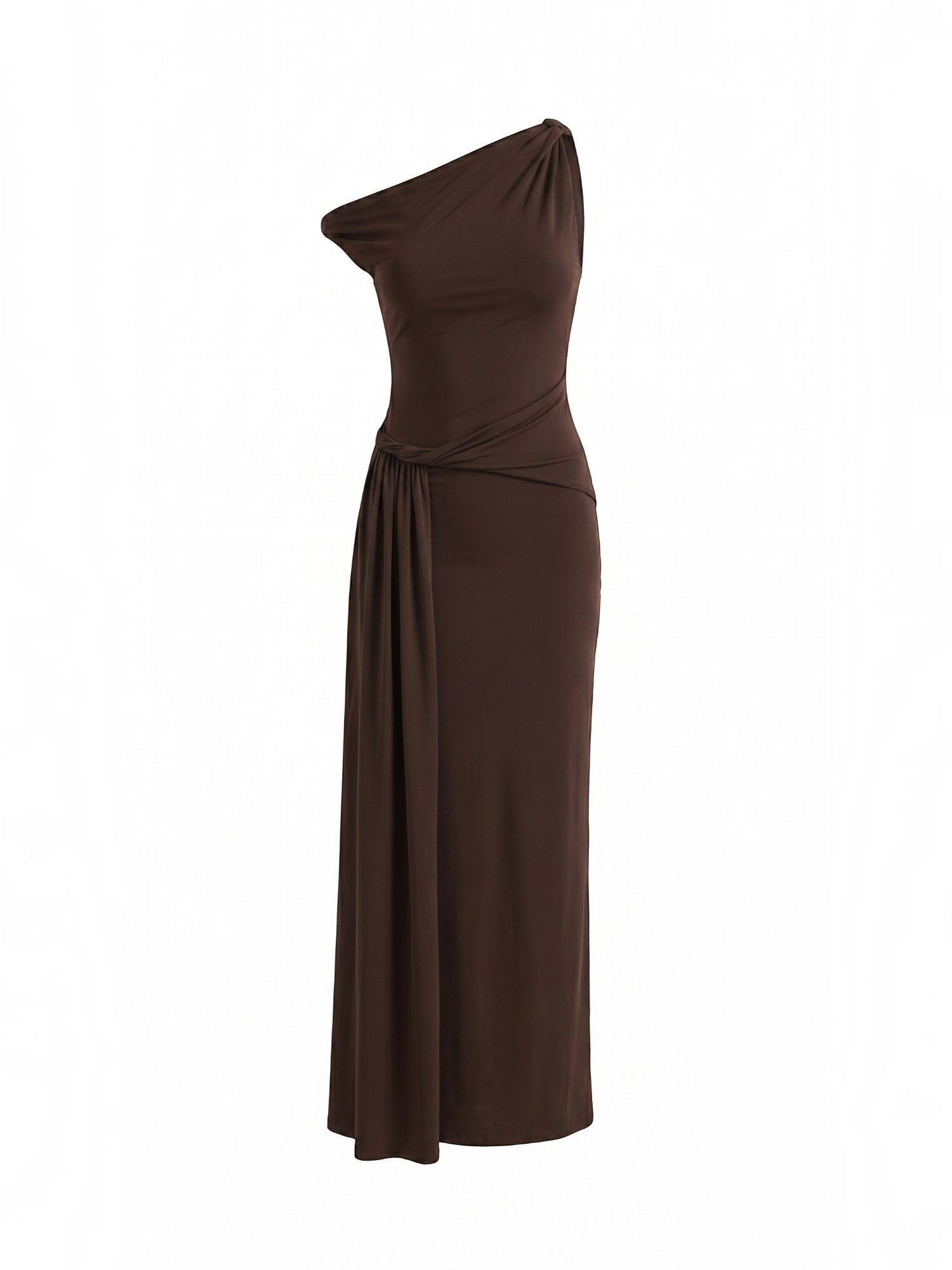 Enid Maxikleid mit One-Shoulder-Träger