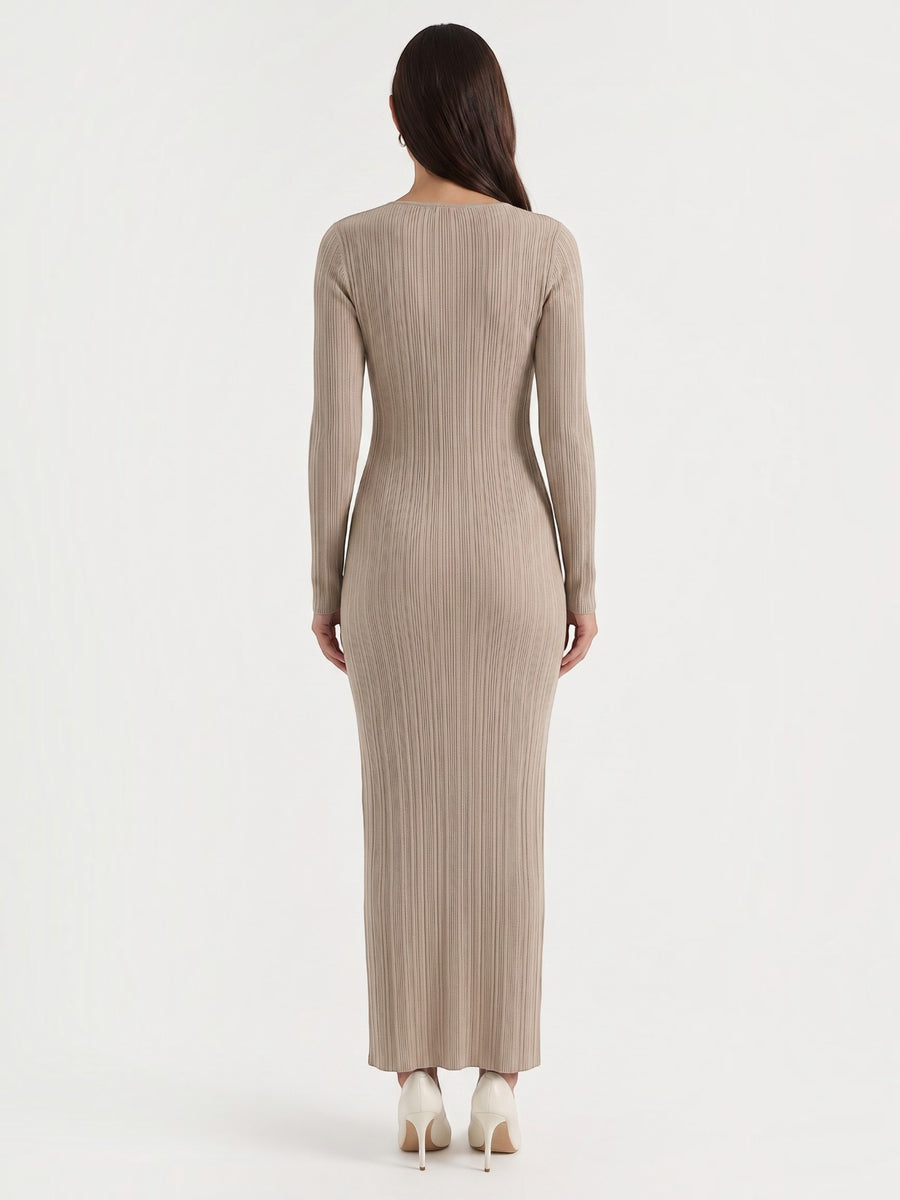 Tamsin Maxi-Strickkleid