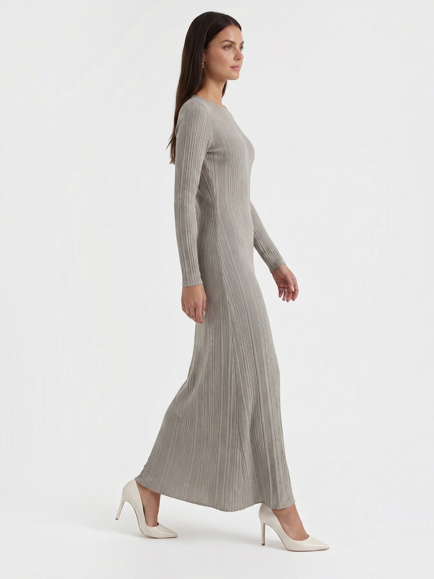 Tamsin Maxi-Strickkleid