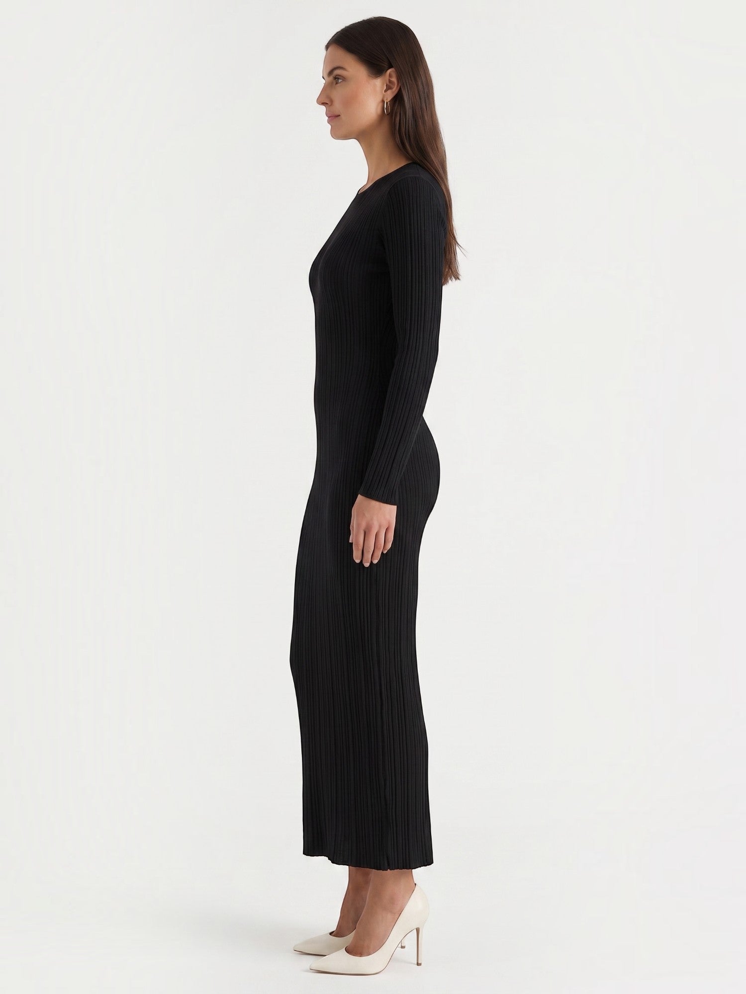 Tamsin Maxi-Strickkleid