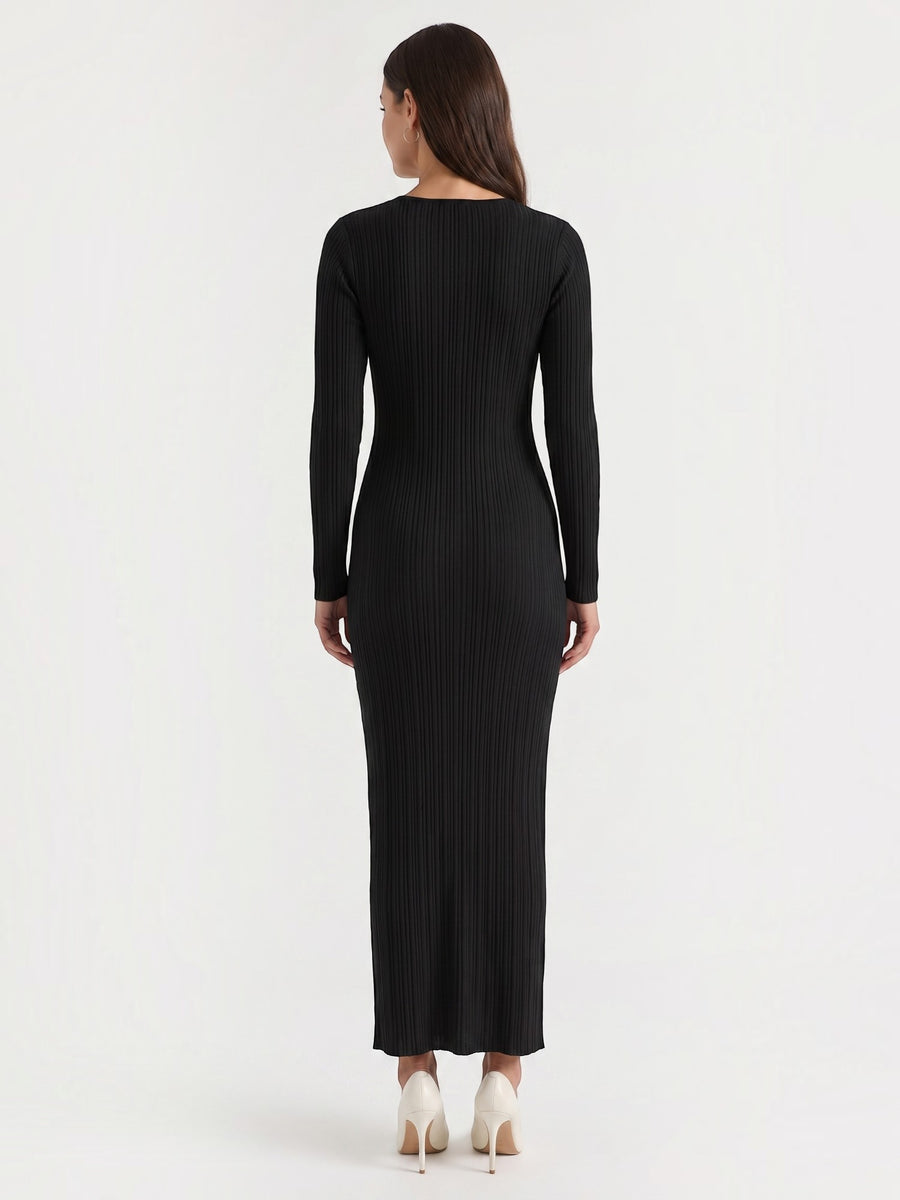 Tamsin Maxi-Strickkleid