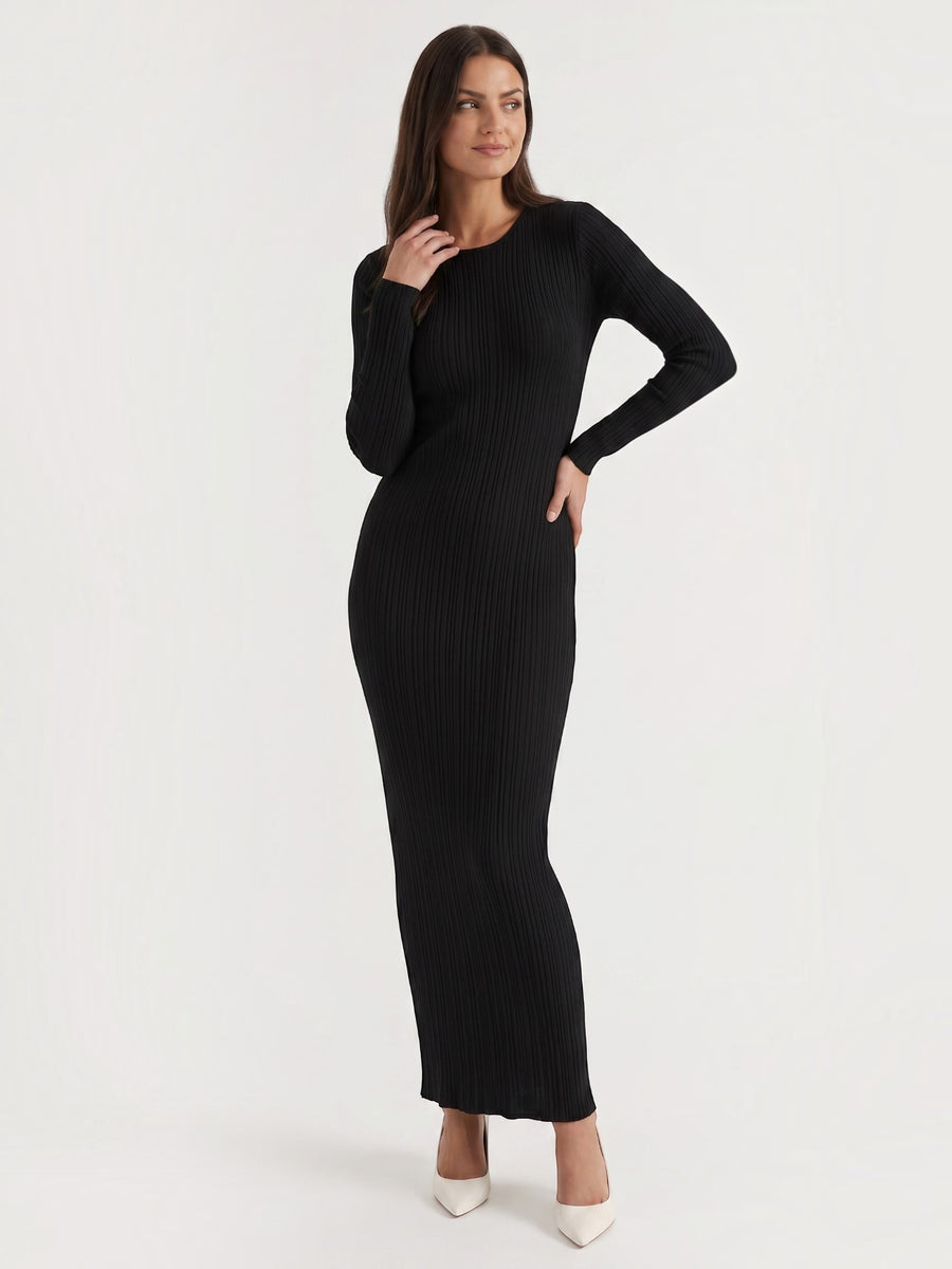 Tamsin Maxi-Strickkleid