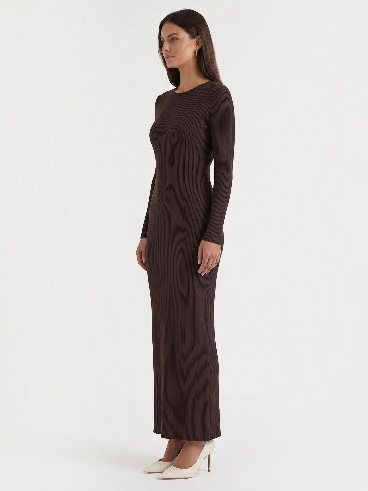 Tamsin Maxi-Strickkleid