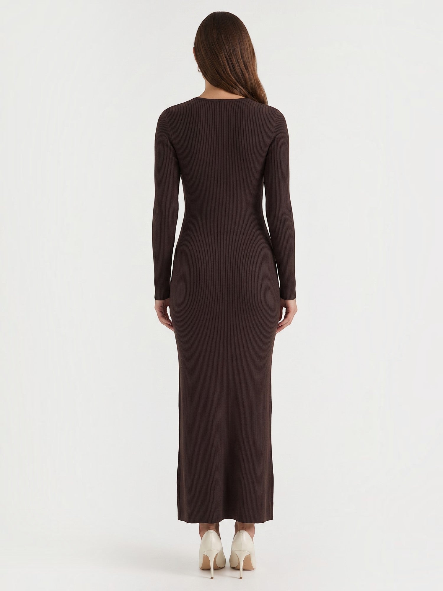 Tamsin Maxi-Strickkleid