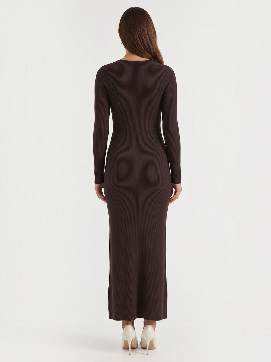 Tamsin Maxi-Strickkleid