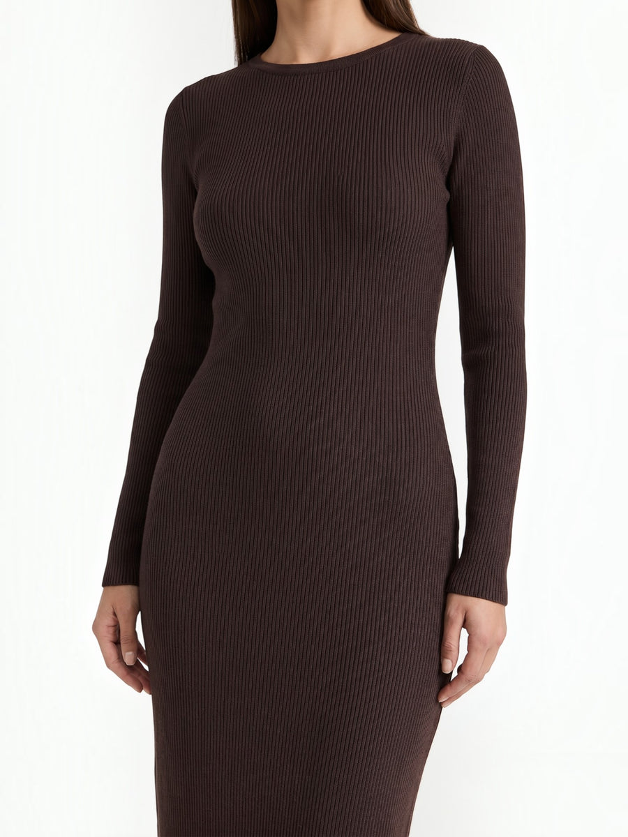 Tamsin Maxi-Strickkleid