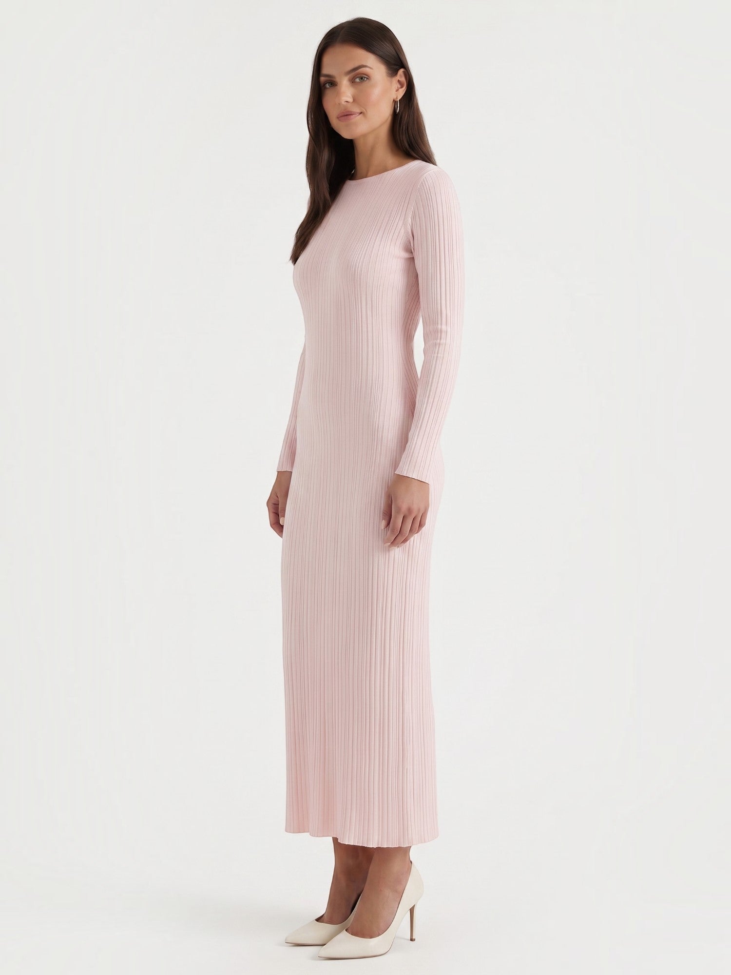 Tamsin Maxi-Strickkleid