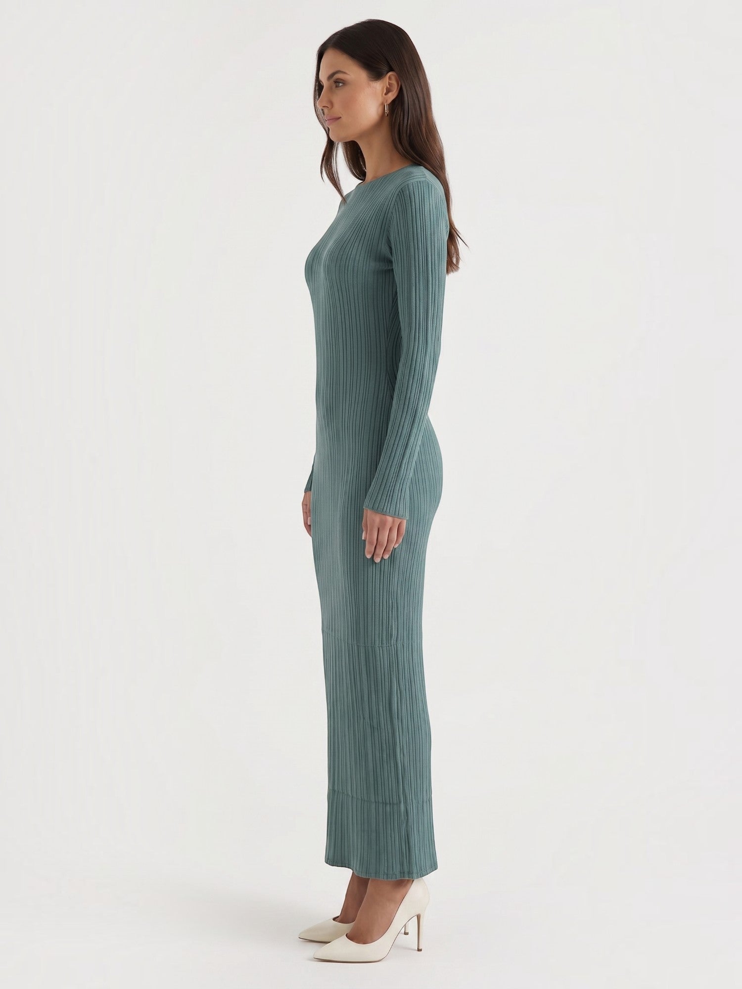 Tamsin Maxi-Strickkleid