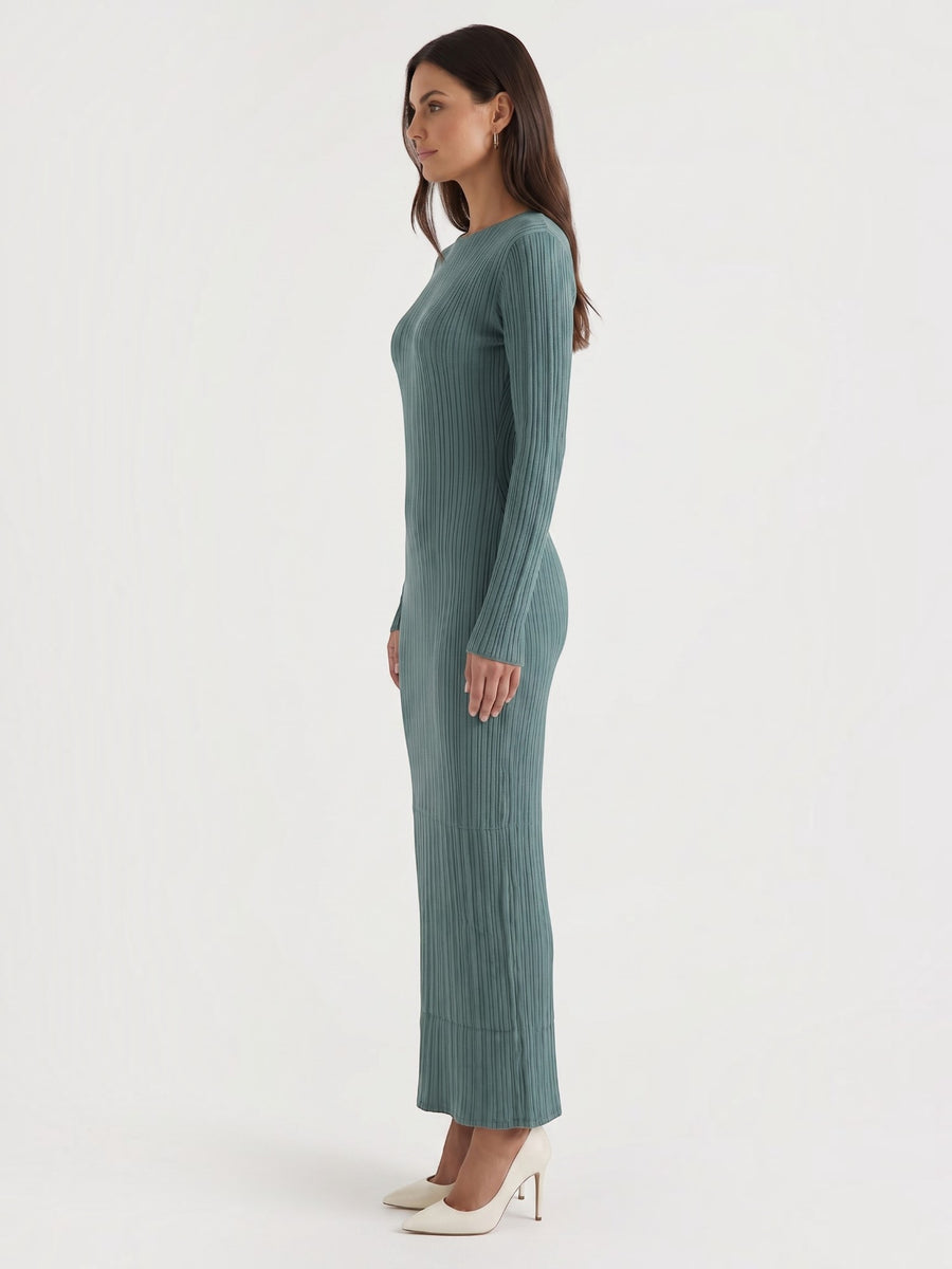 Tamsin Maxi-Strickkleid
