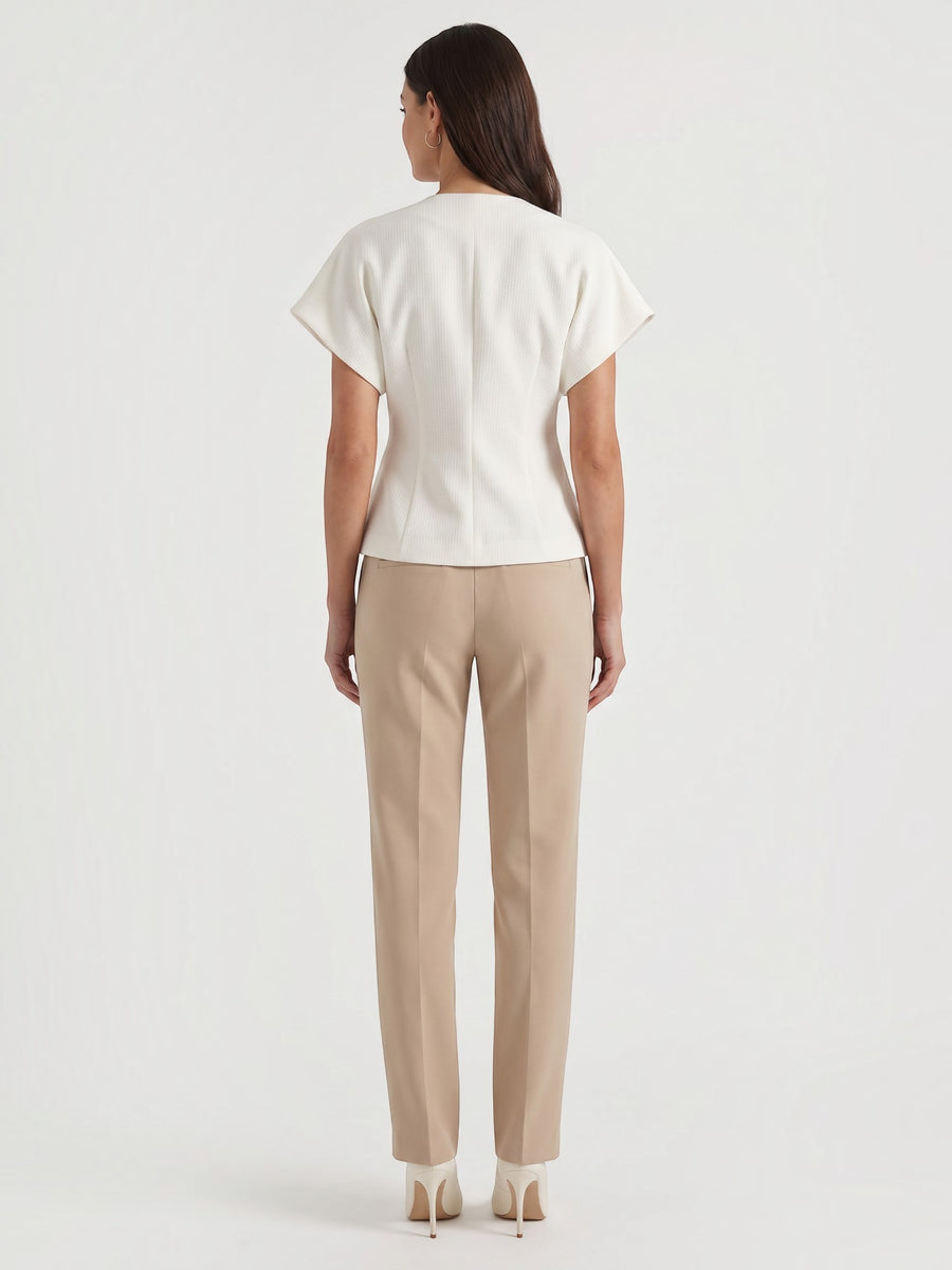 Amira Damen Blazer | Asymmetrische Wickeloptik, Tailliert, 100% Polyester - 5