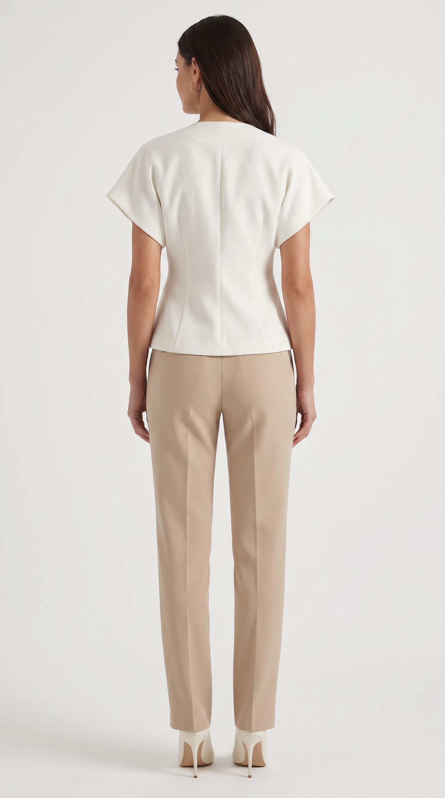 Amy Blazer Top mit asymmetrischer Wickeloptik