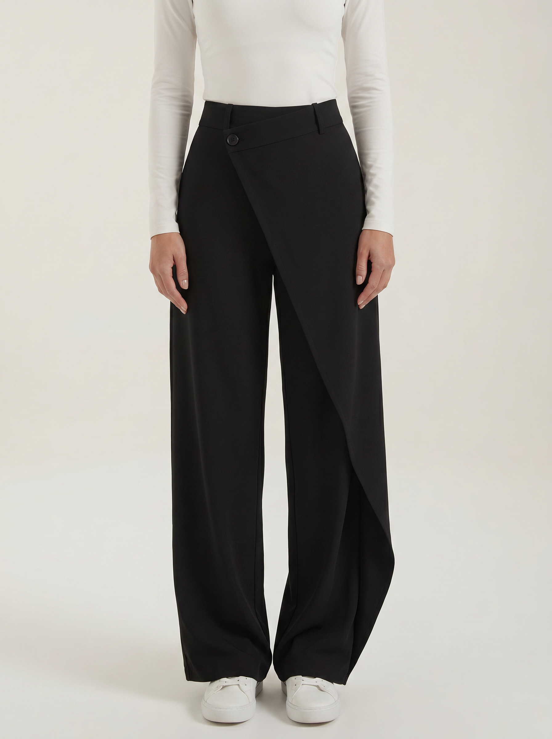 Jean Asymmetrische Hose