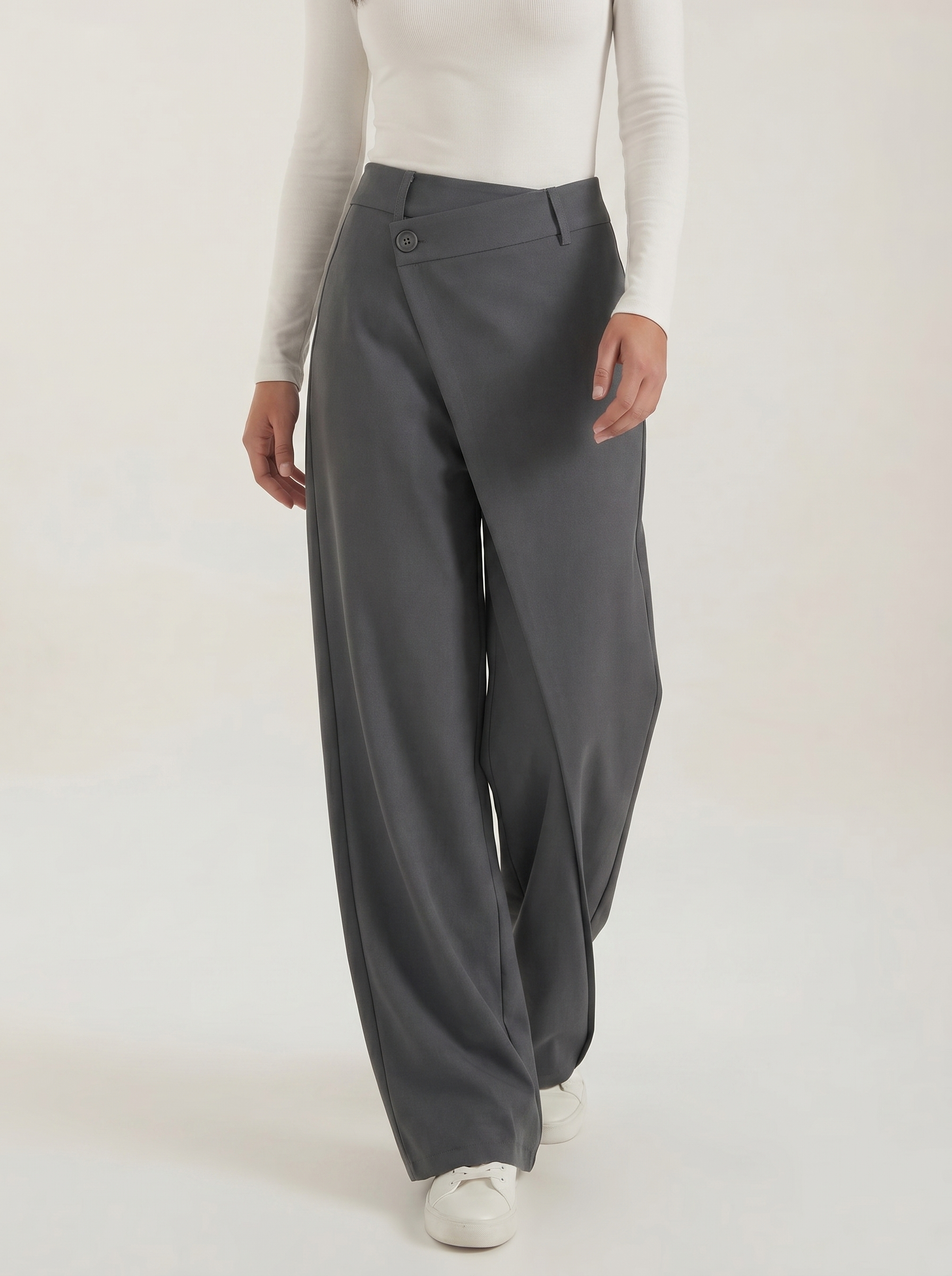 Jean Asymmetrische Hose