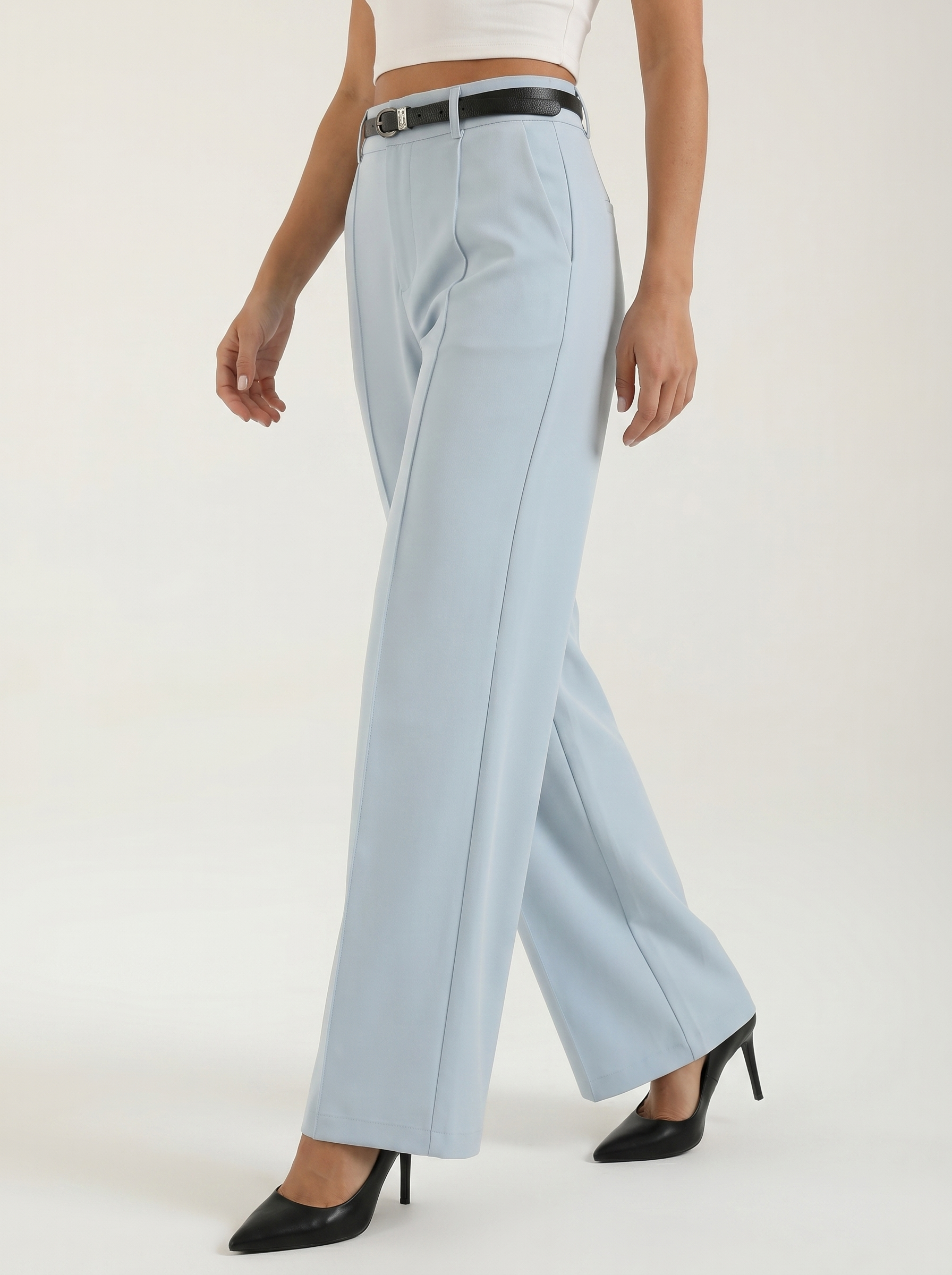 Bertha Weitbeinhose mit hohem Bund