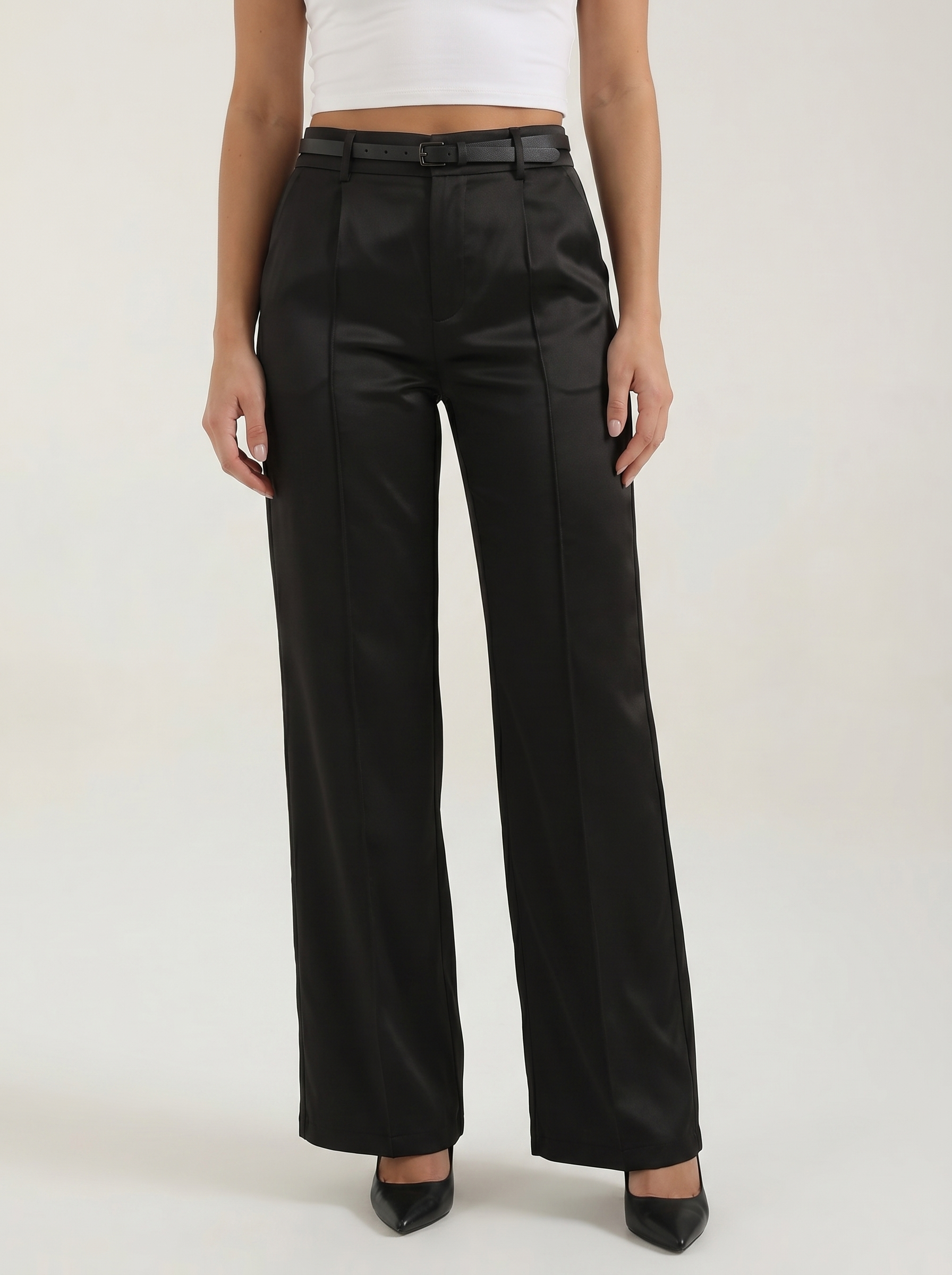 Bertha Weitbeinhose mit hohem Bund