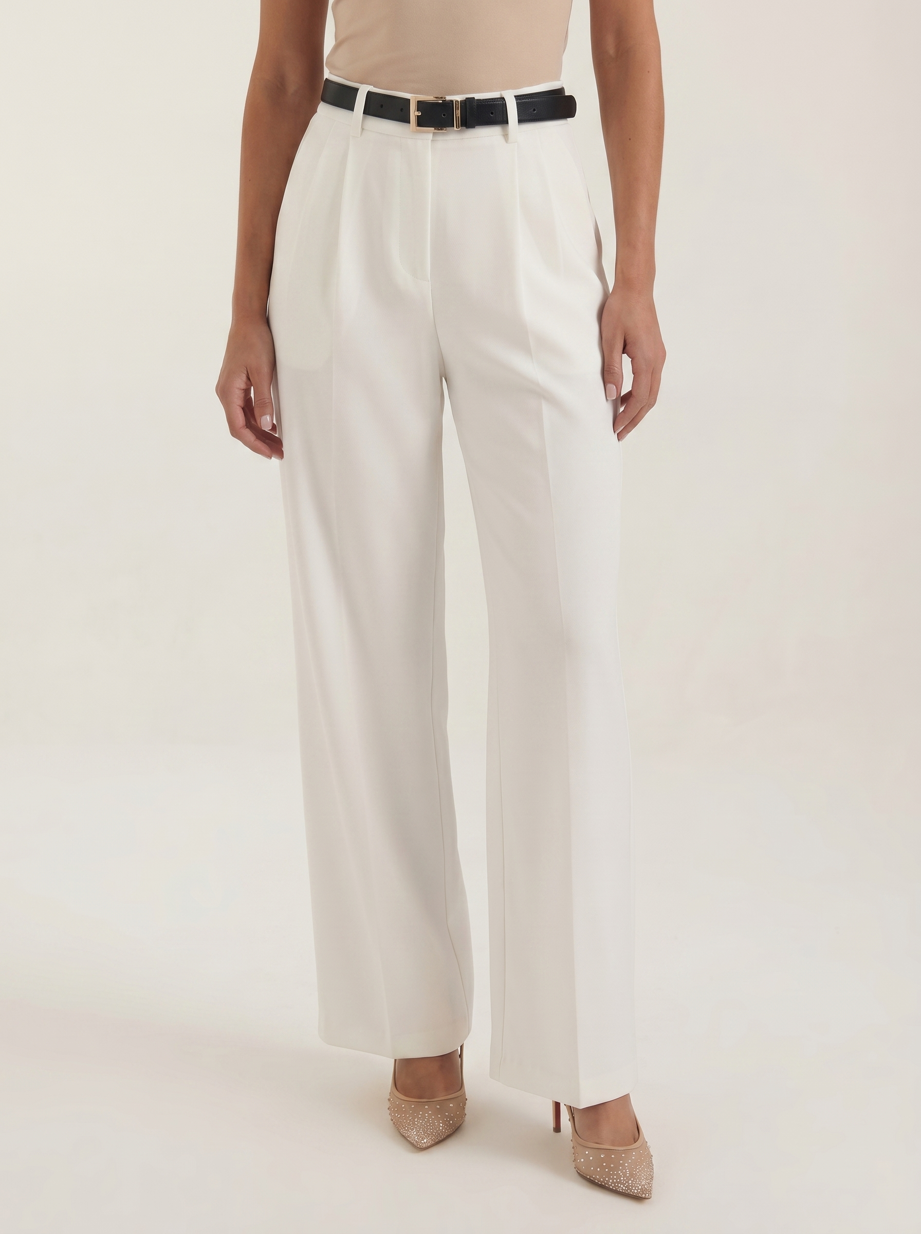 Claire Stoffhose mit hohem Bund