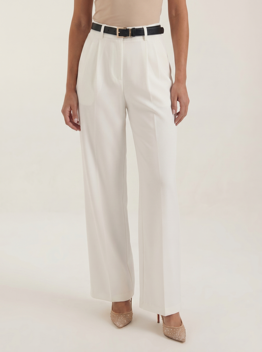 Claire Stoffhose mit hohem Bund