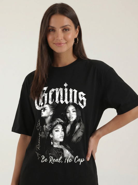 Jessamine Oversize-T-Shirt mit Grafik