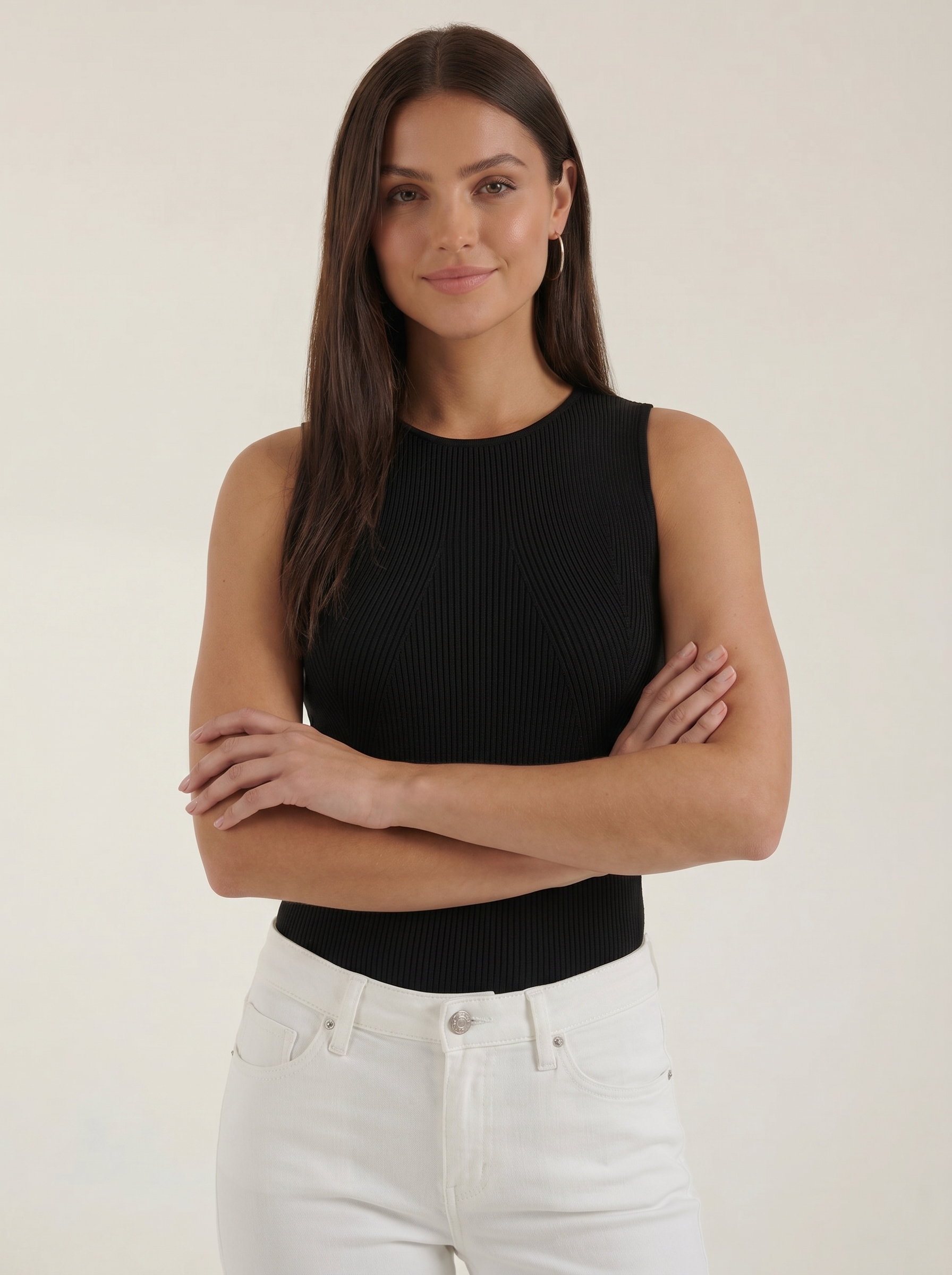 Rain Geripptes Tank Top