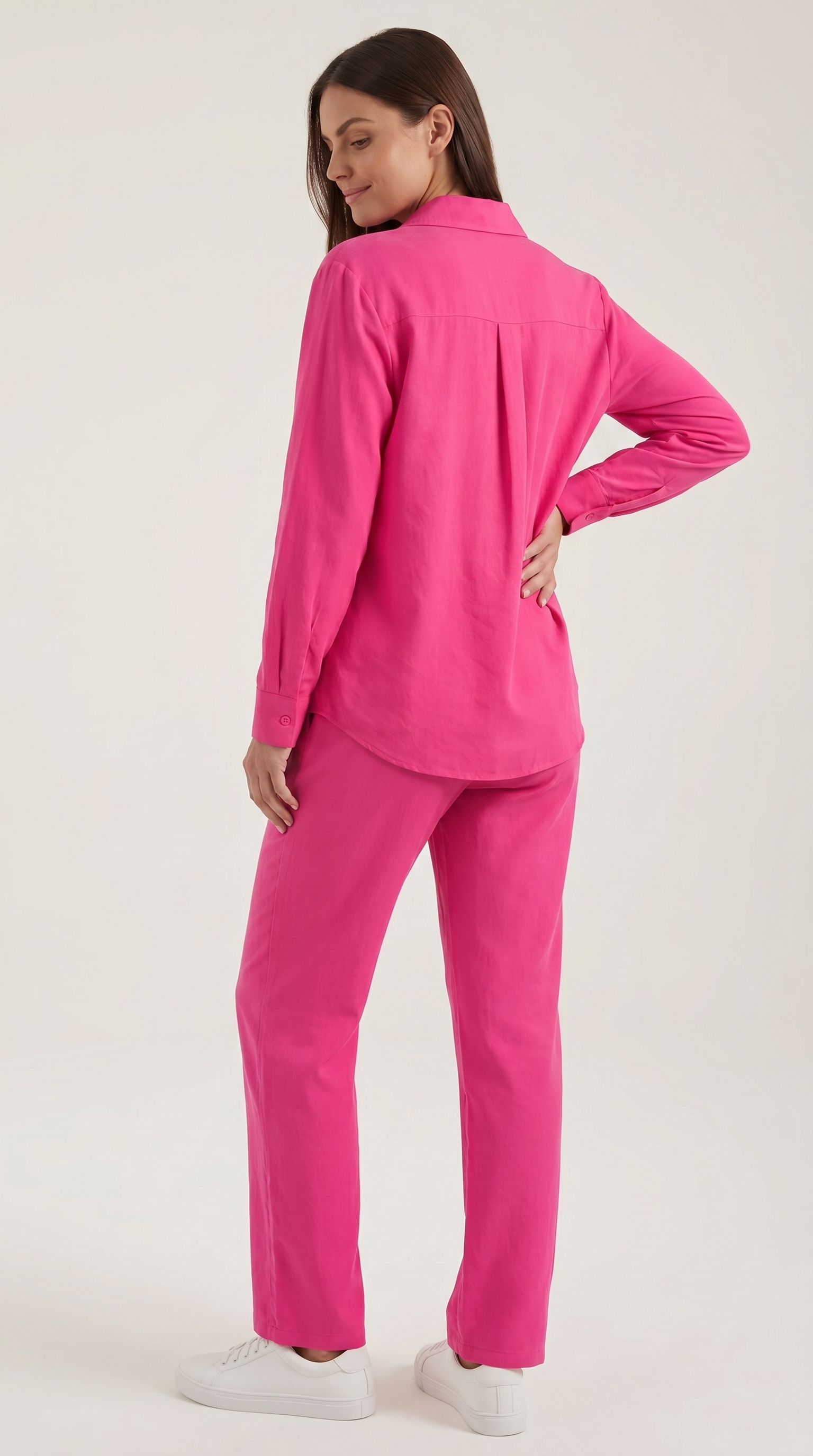 Amber Baumwoll Hosenanzug mit Overshirt