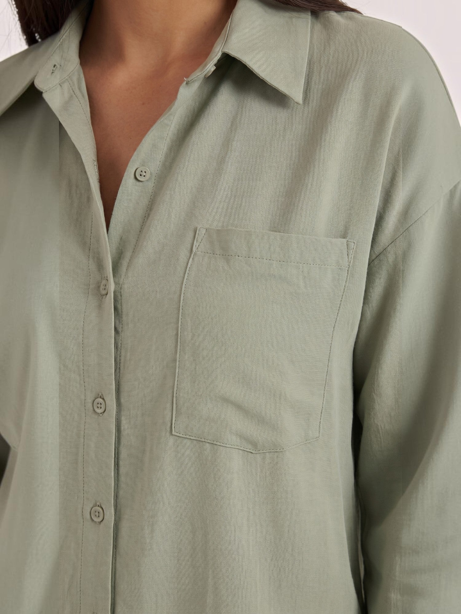 Amber Baumwoll Hosenanzug mit Overshirt