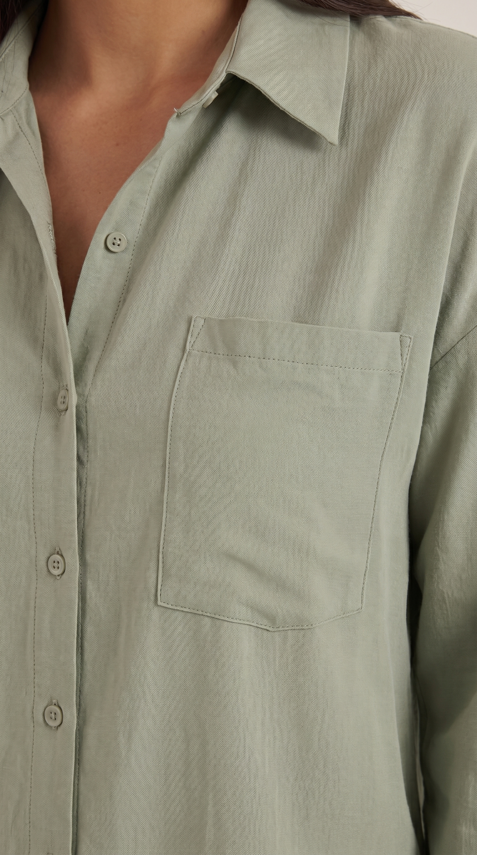 Amber Baumwoll Hosenanzug mit Overshirt