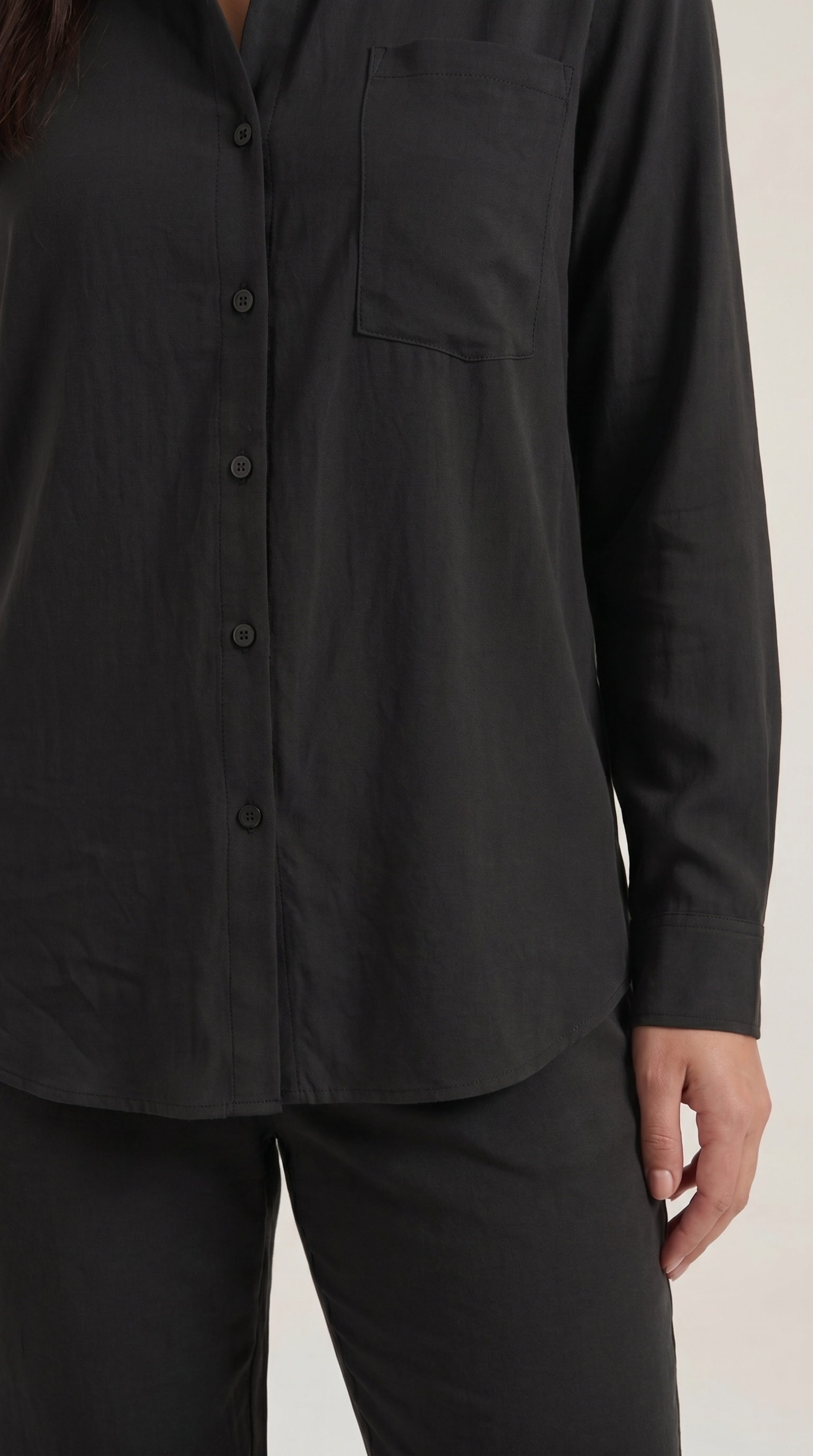 Amber Baumwoll Hosenanzug mit Overshirt