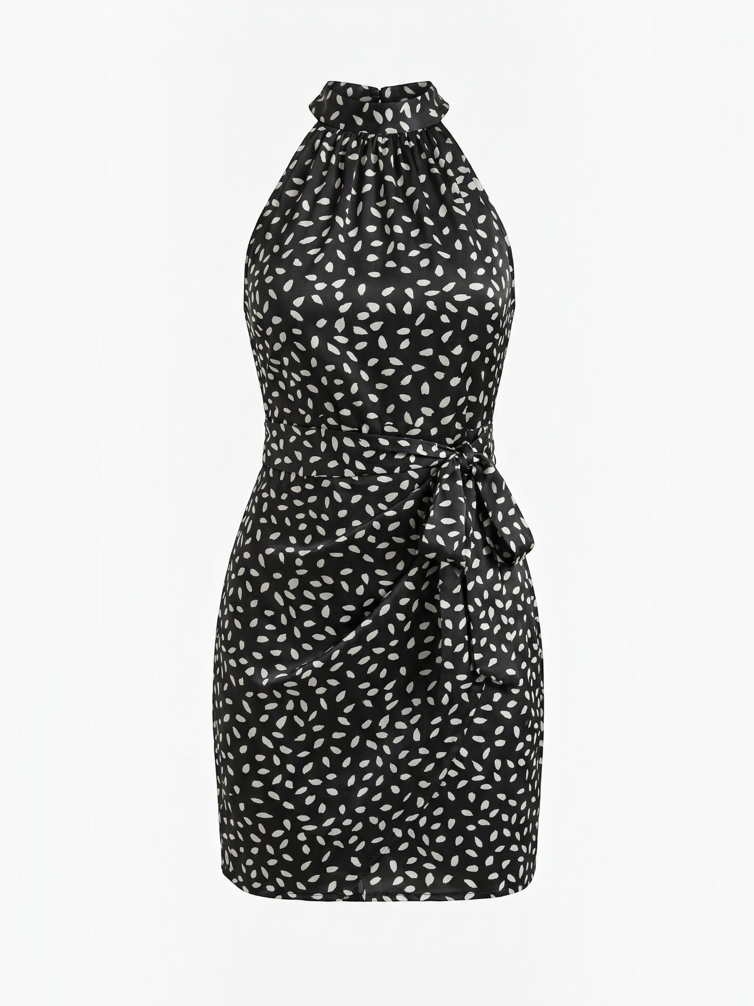 Gillian Minikleid mit Neckholder und Bindedetail