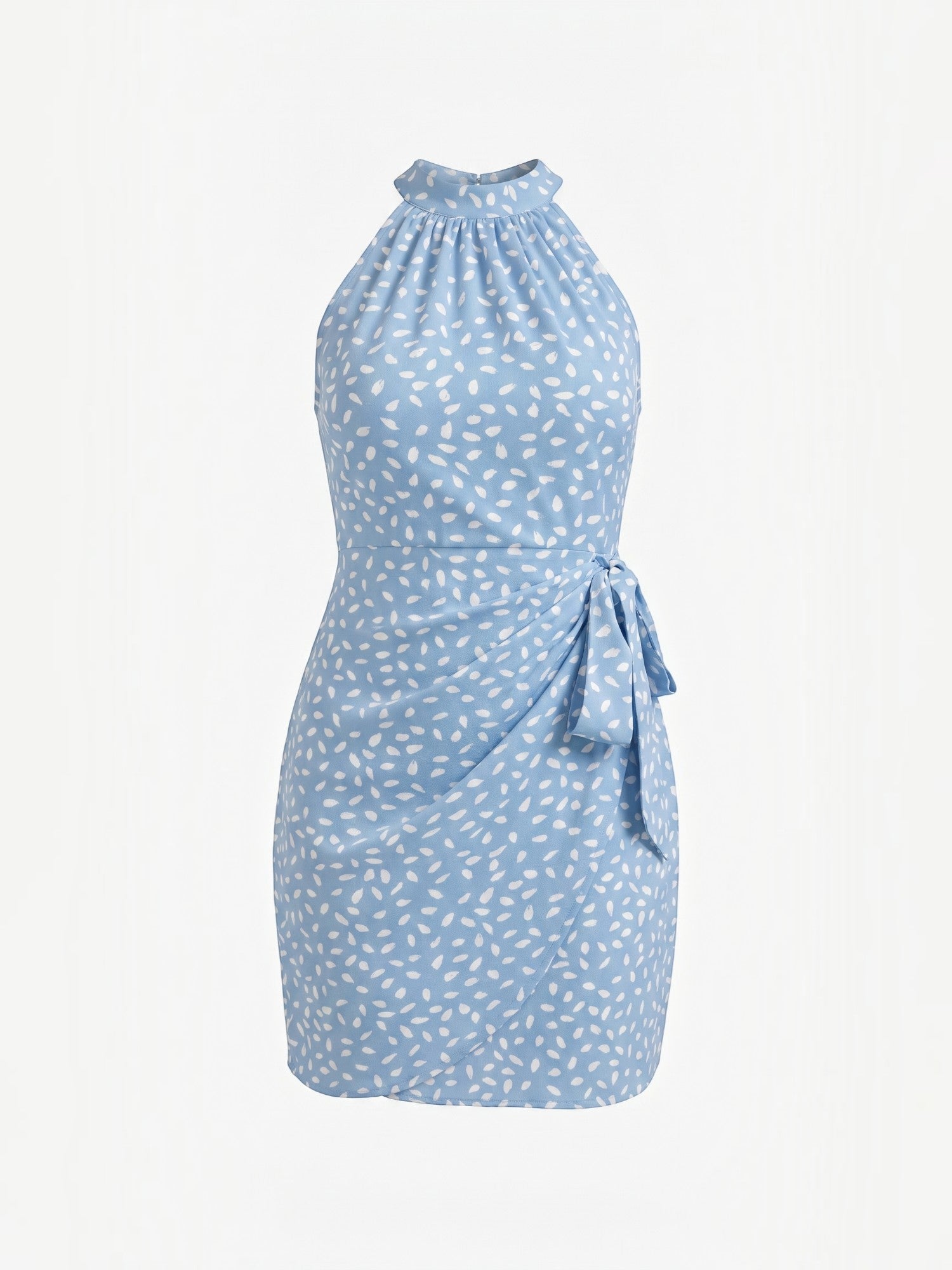 Gillian Minikleid mit Neckholder und Bindedetail