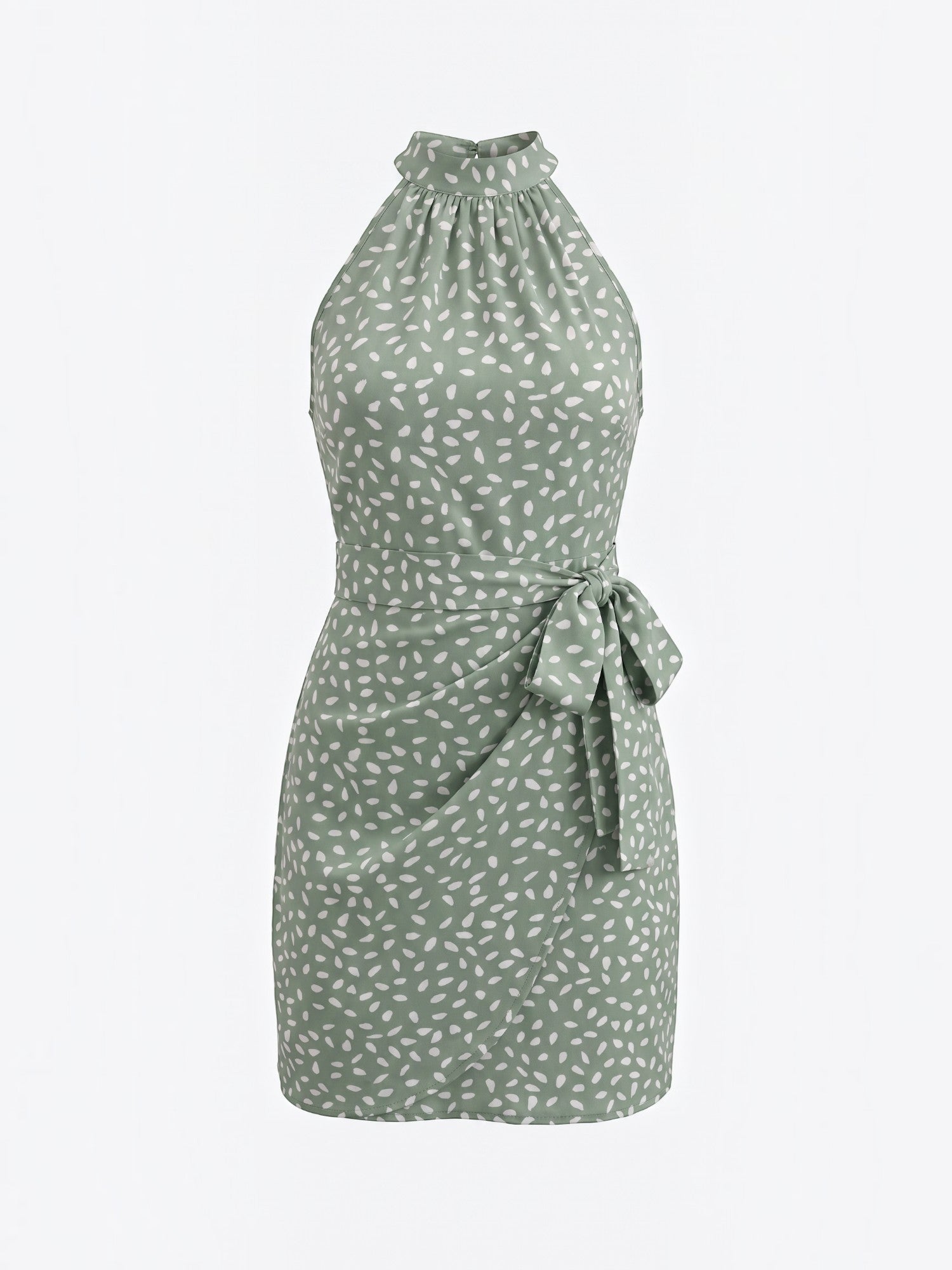 Gillian Minikleid mit Neckholder und Bindedetail