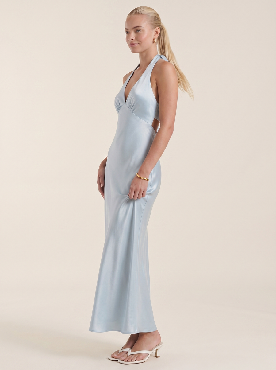 Essie Maxikleid Neckholder mit V-Ausschnitt