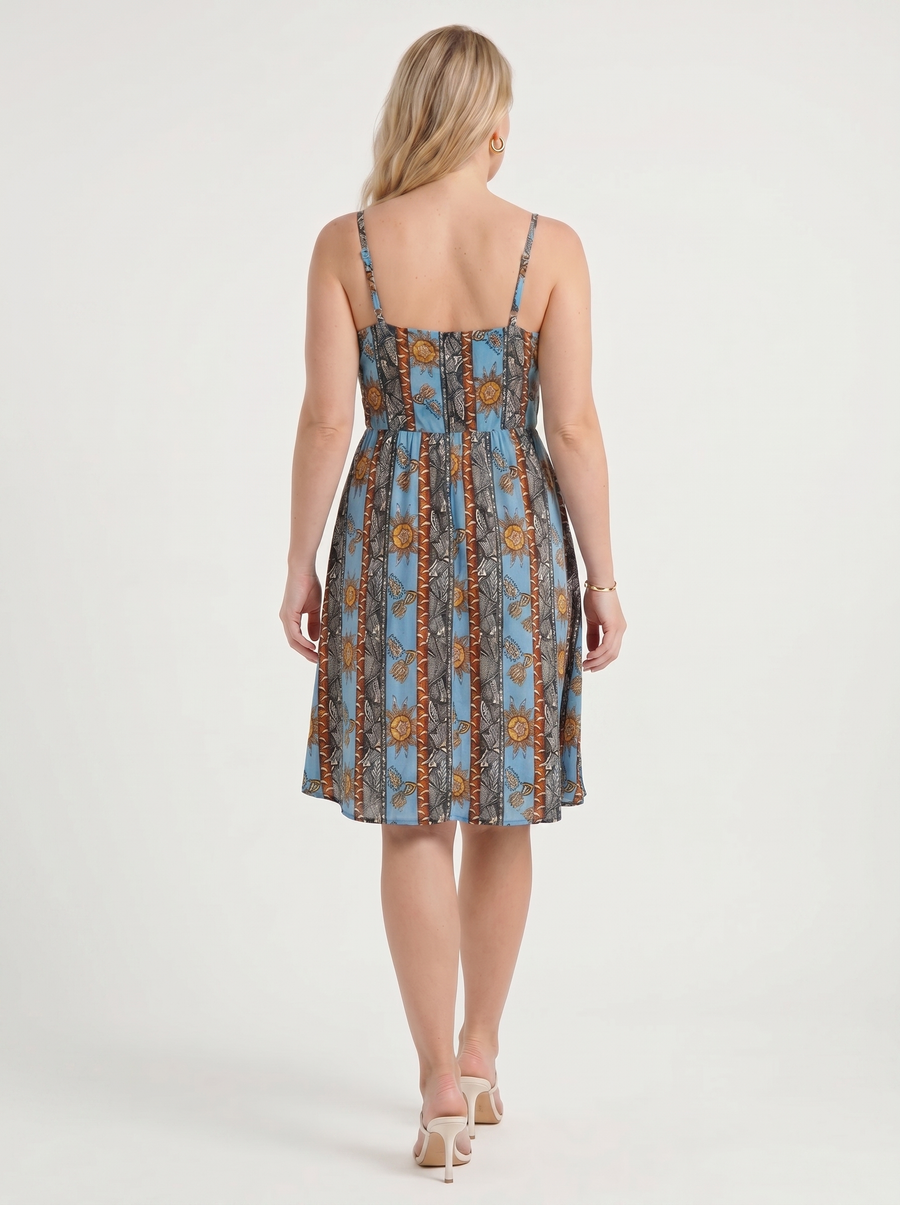 Willow Minikleid mit Wickeloptik und Volantsaum