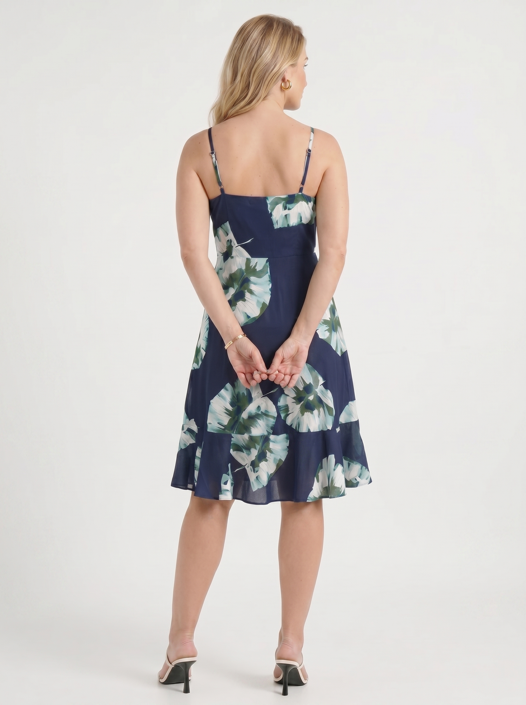 Willow Minikleid mit Wickeloptik und Volantsaum
