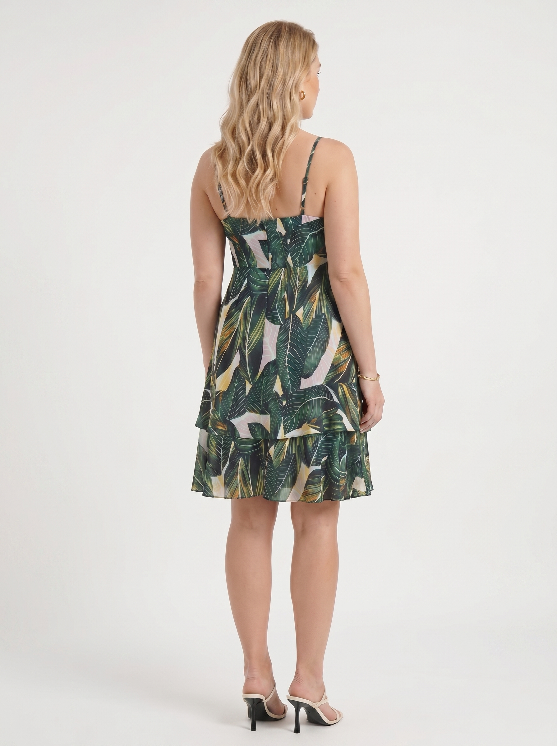 Willow Minikleid mit Wickeloptik und Volantsaum