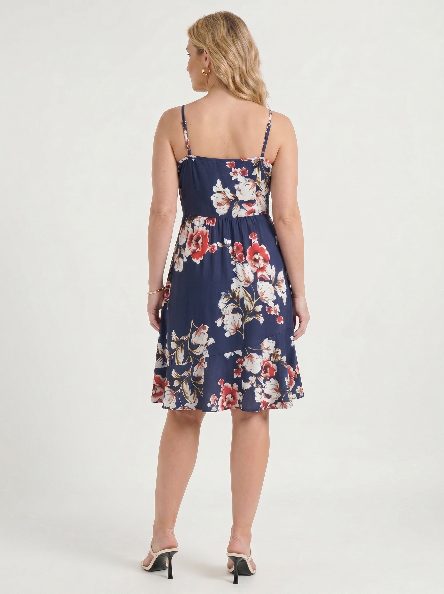 Willow Minikleid mit Wickeloptik und Volantsaum