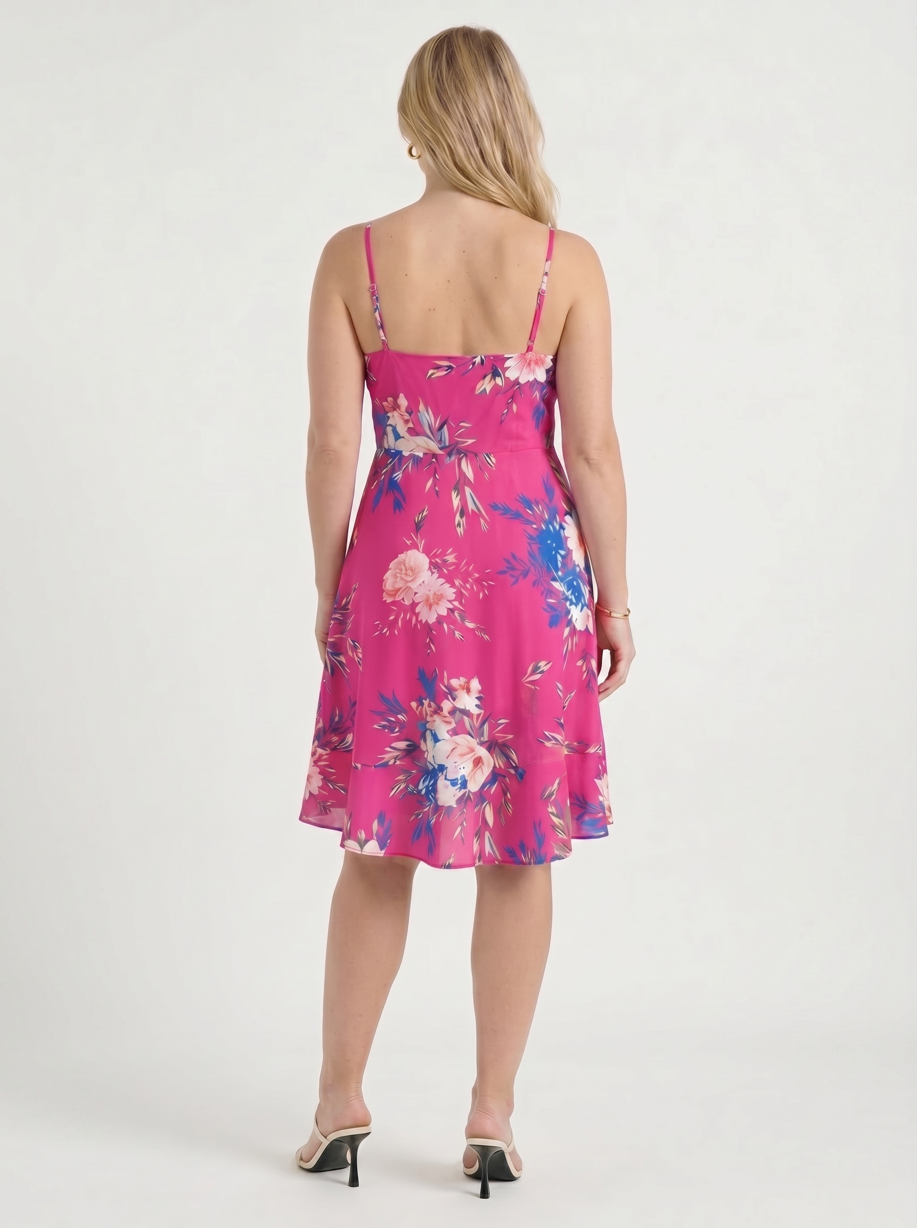 Willow Minikleid mit Wickeloptik und Volantsaum