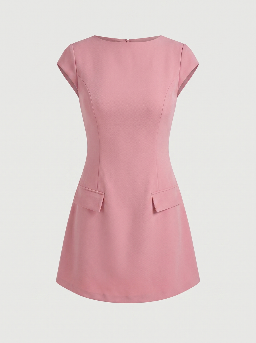 Orlena Minikleid mit Taschendetail