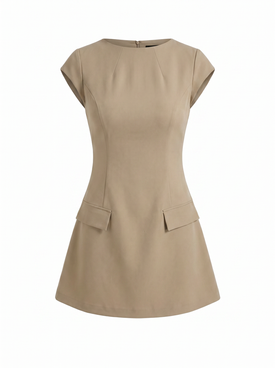 Orlena Minikleid mit Taschendetail