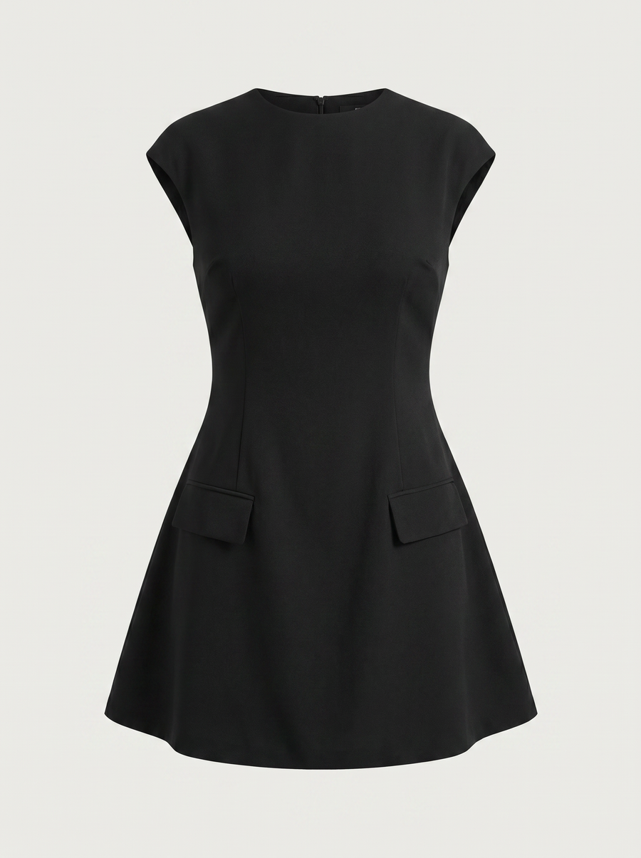 Orlena Minikleid mit Taschendetail