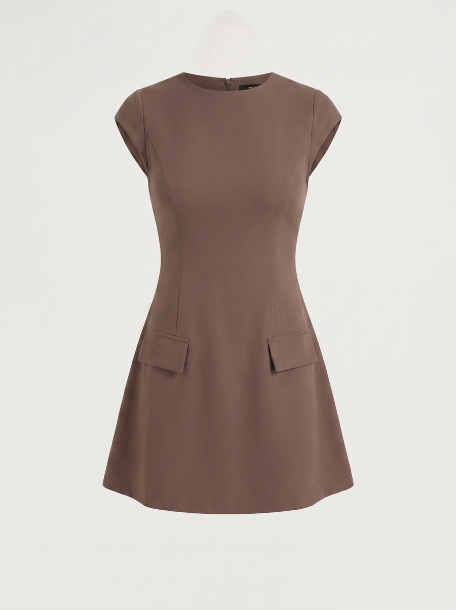 Orlena Minikleid mit Taschendetail