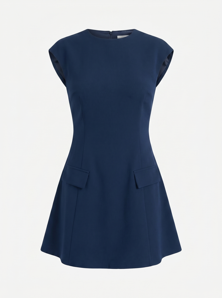 Orlena Minikleid mit Taschendetail