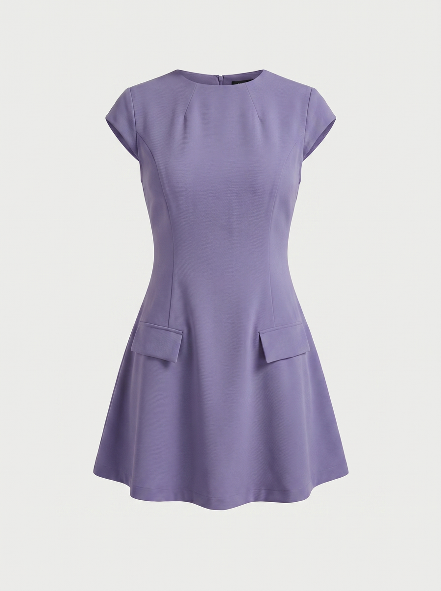 Orlena Minikleid mit Taschendetail