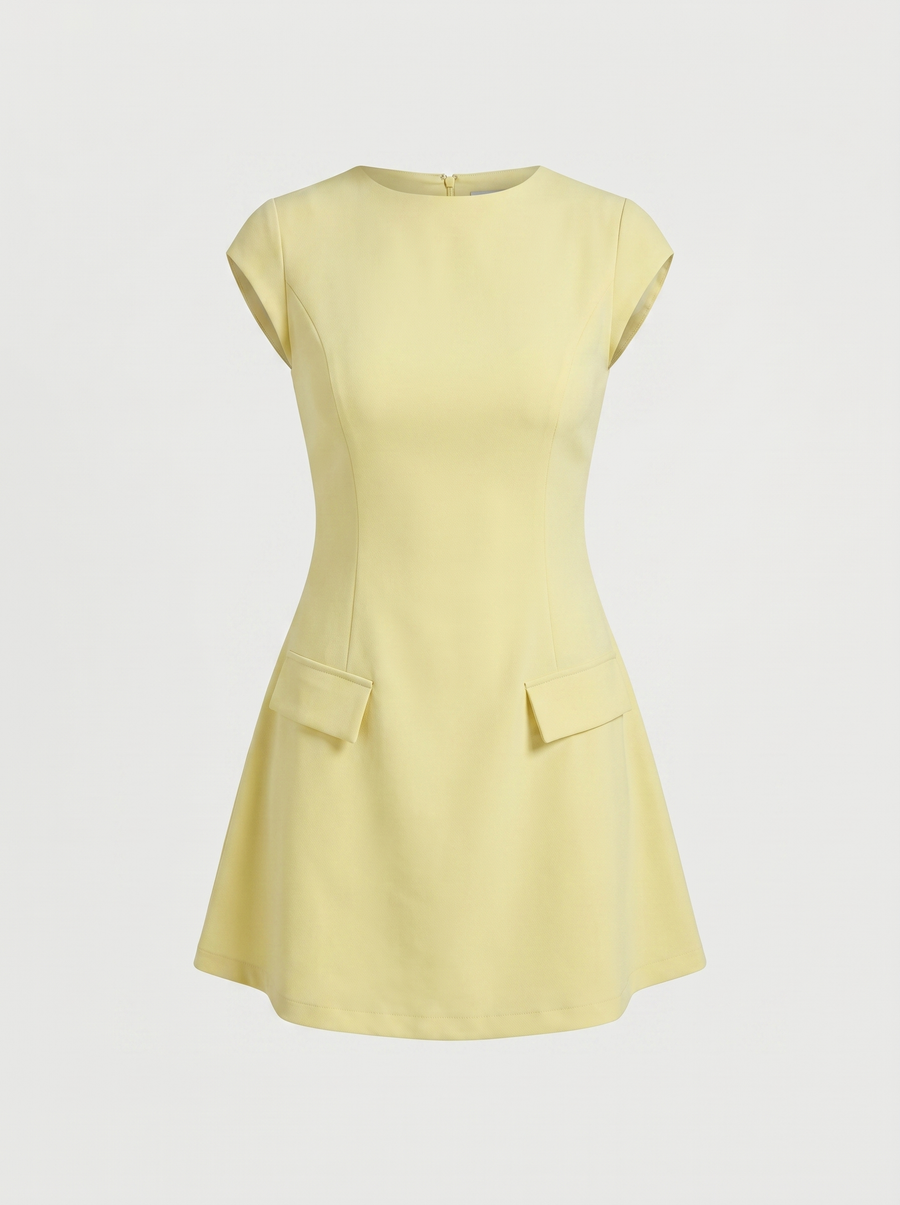 Orlena Minikleid mit Taschendetail