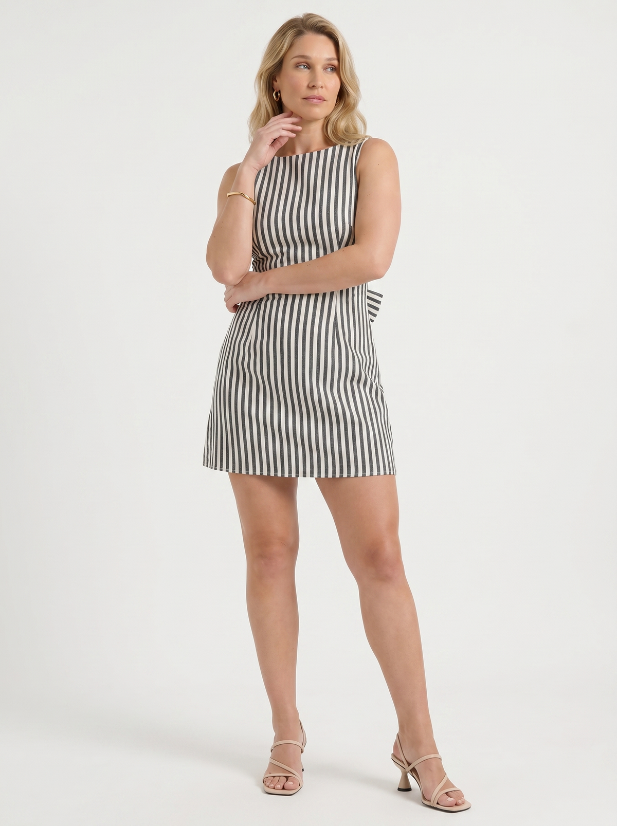 Evelina Minikleid mit Streifenmuster